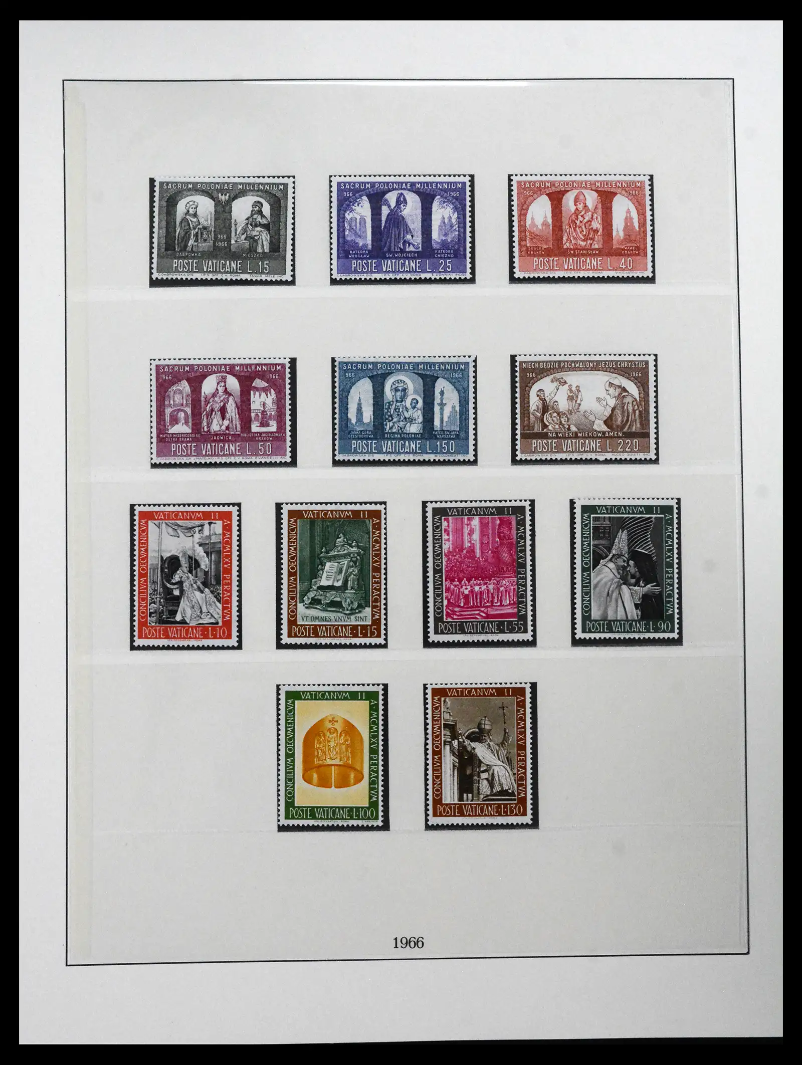 41656 0045 - Postzegelverzameling 41656 Vaticaan compleet 1929-1972.