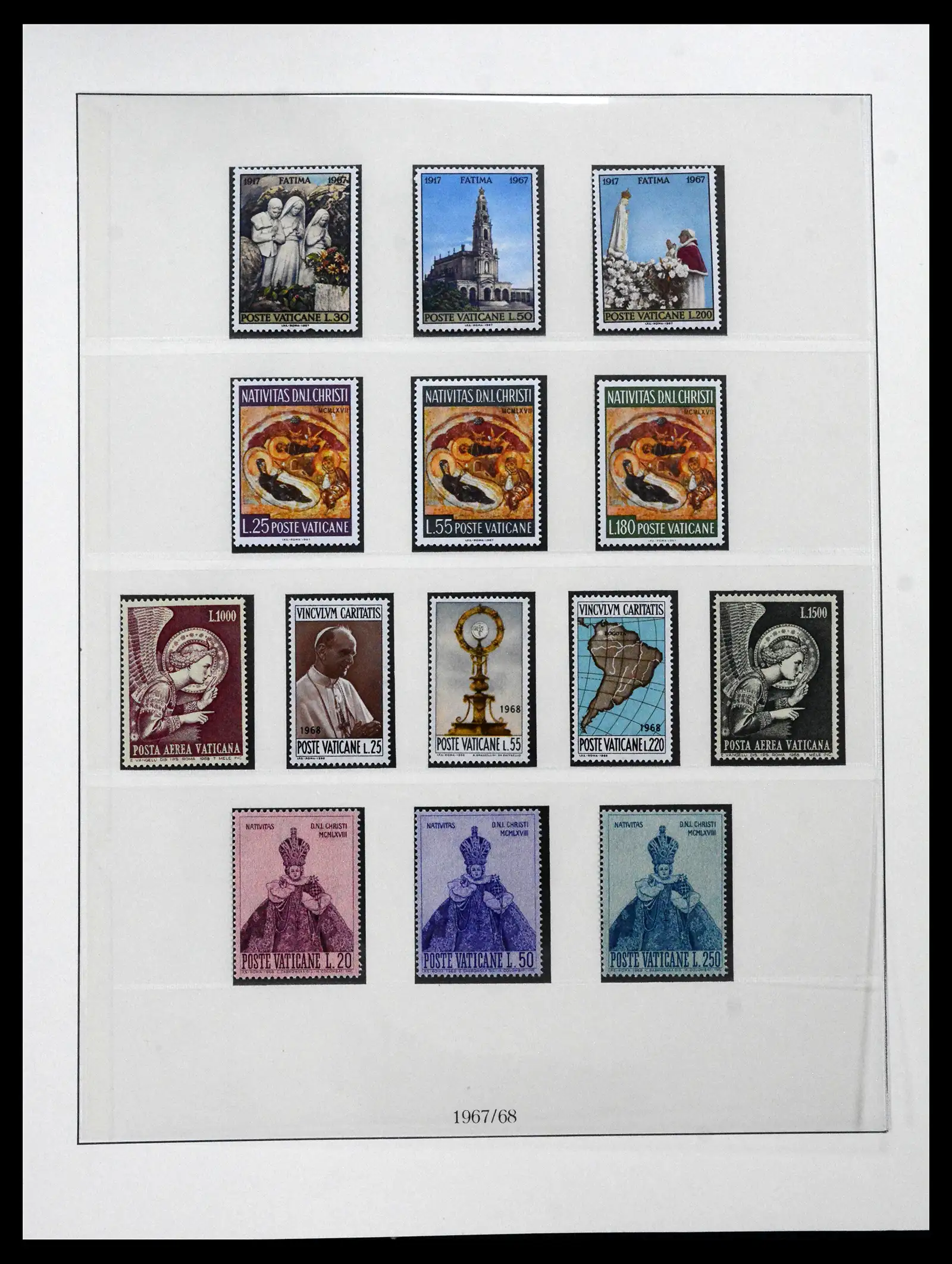 41656 0047 - Postzegelverzameling 41656 Vaticaan compleet 1929-1972.