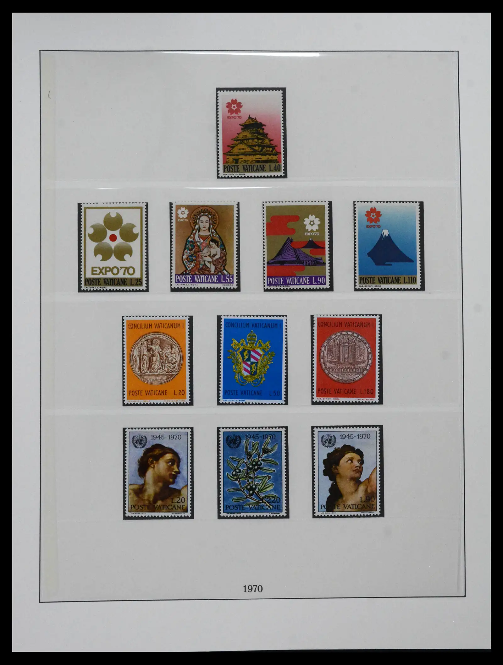 41656 0049 - Postzegelverzameling 41656 Vaticaan compleet 1929-1972.