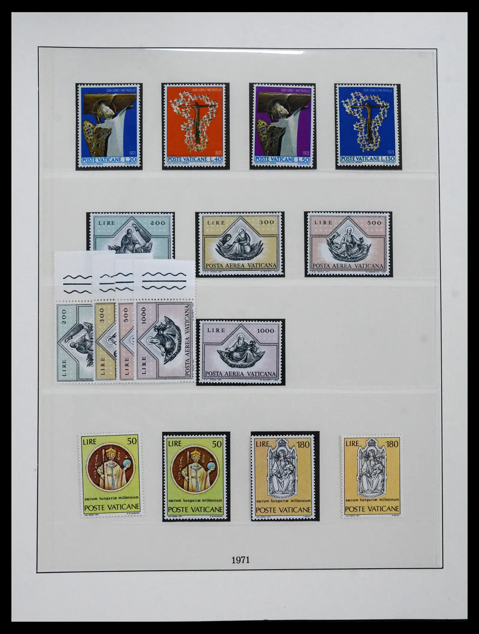 41656 0051 - Postzegelverzameling 41656 Vaticaan compleet 1929-1972.