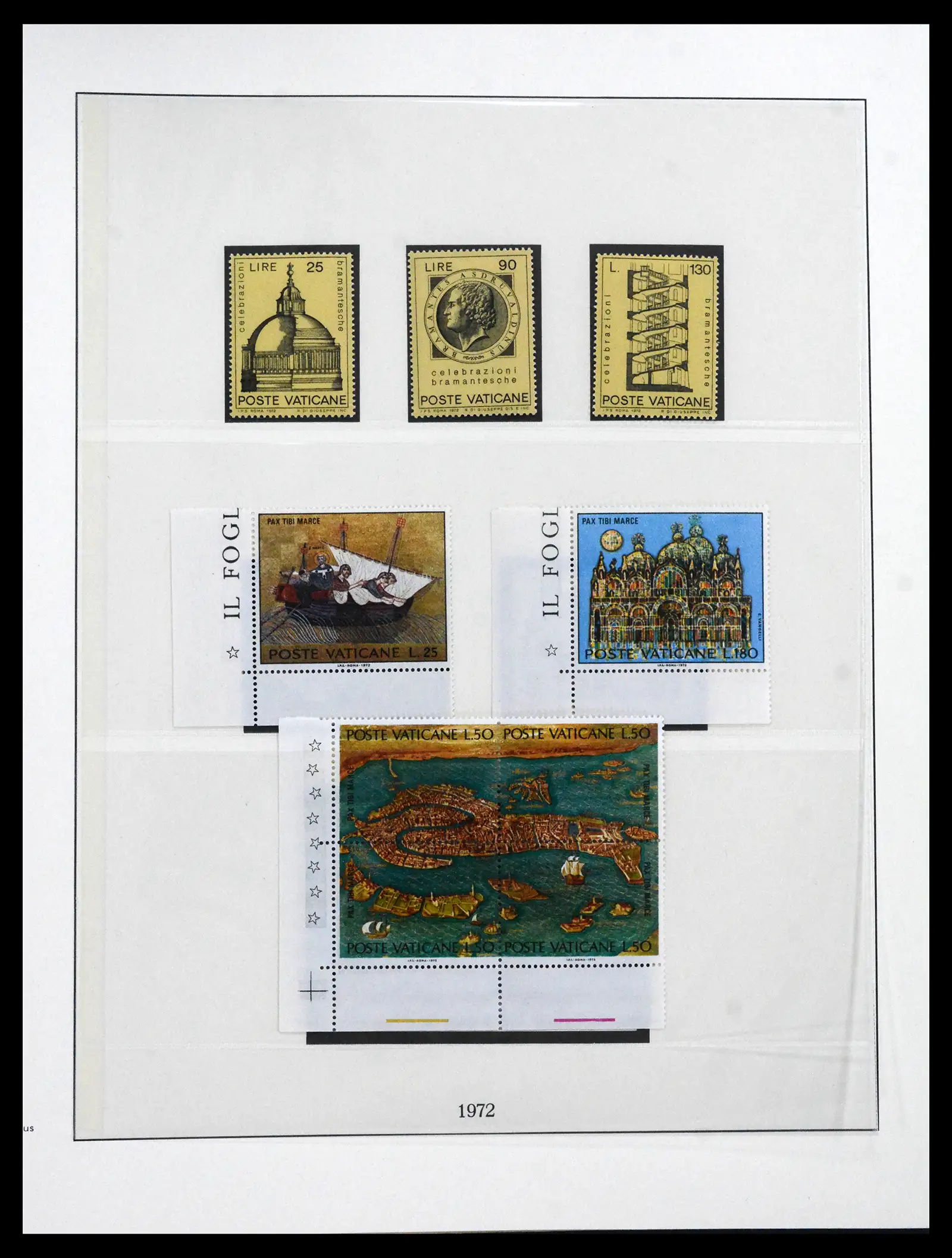 41656 0053 - Postzegelverzameling 41656 Vaticaan compleet 1929-1972.