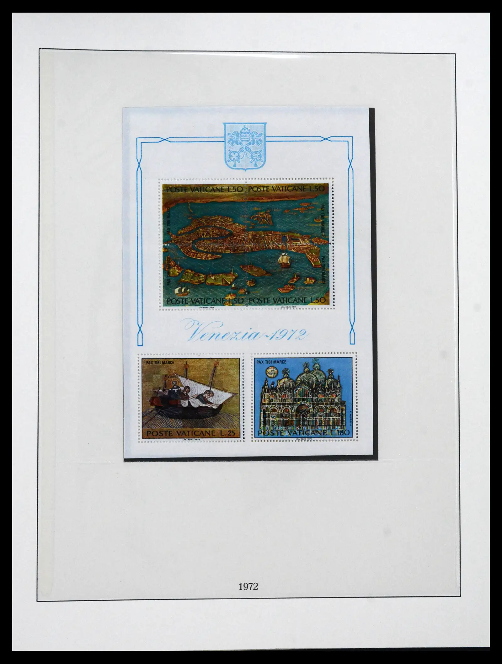 41656 0054 - Postzegelverzameling 41656 Vaticaan compleet 1929-1972.