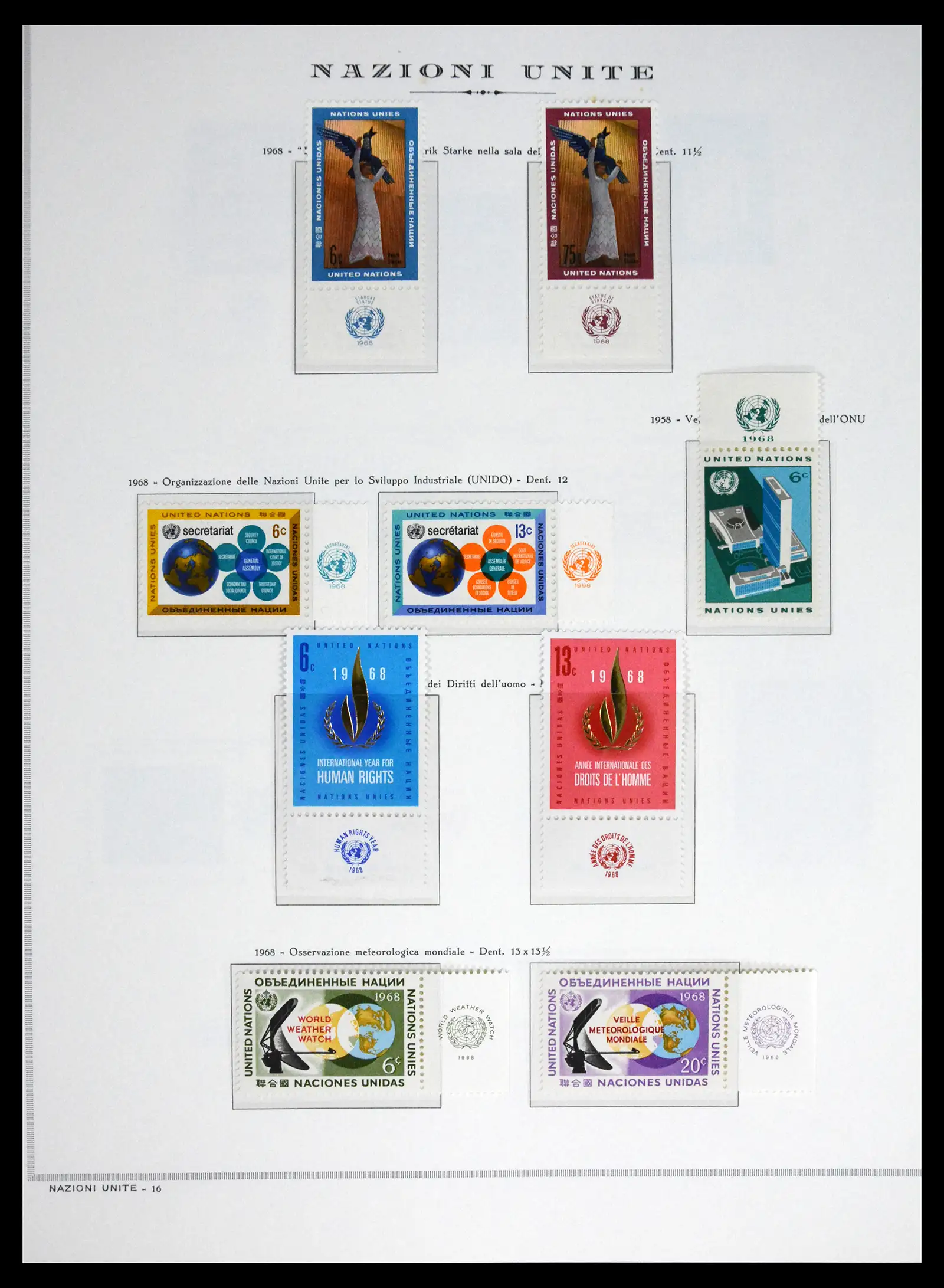 41657 0018 - Postzegelverzameling 41657 Verenigde Naties compleet 1951-2014.