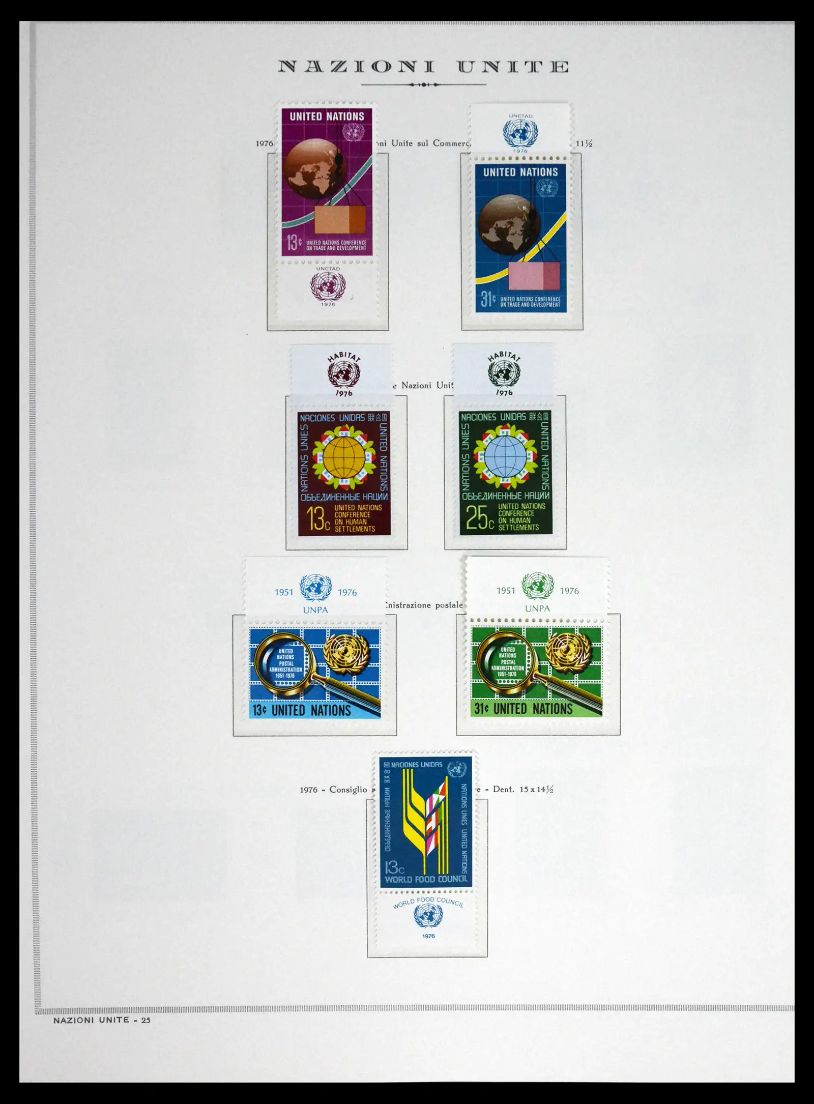 41657 0027 - Postzegelverzameling 41657 Verenigde Naties compleet 1951-2014.