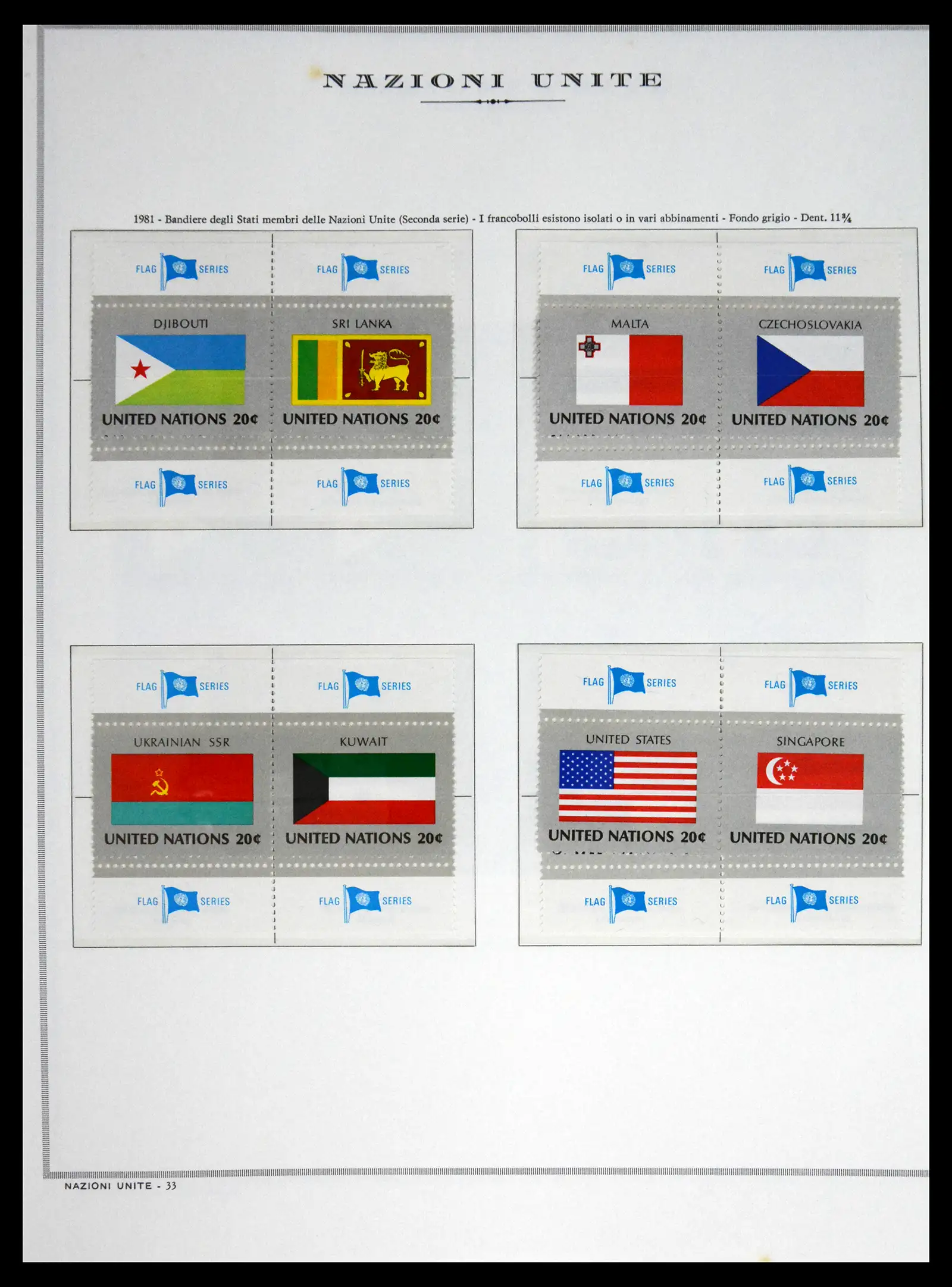 41657 0039 - Postzegelverzameling 41657 Verenigde Naties compleet 1951-2014.