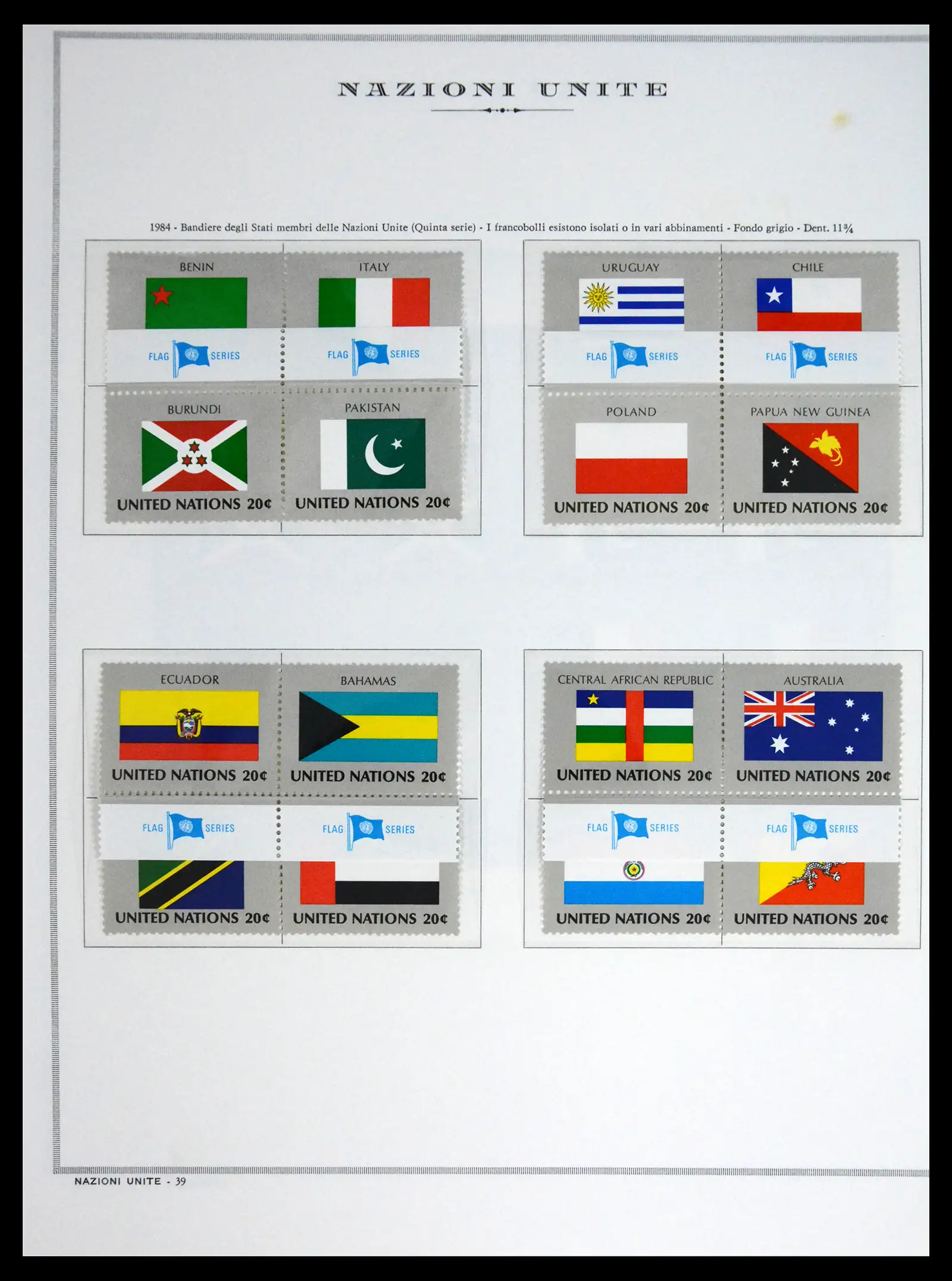 41657 0057 - Postzegelverzameling 41657 Verenigde Naties compleet 1951-2014.