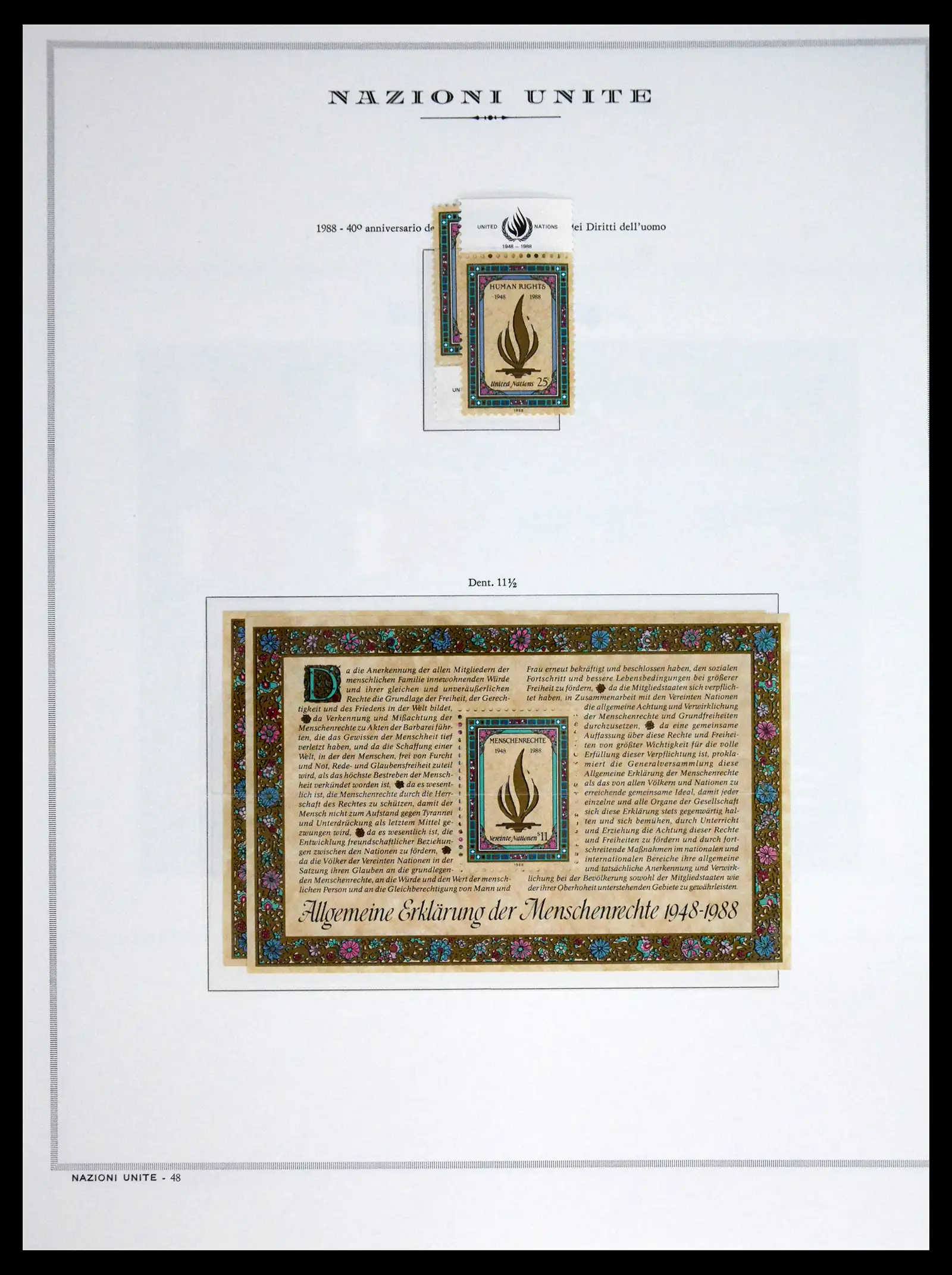 41657 0082 - Postzegelverzameling 41657 Verenigde Naties compleet 1951-2014.