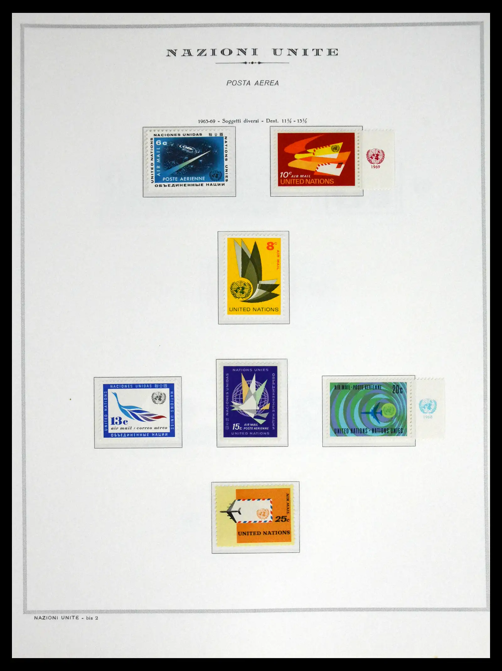 41657 0095 - Postzegelverzameling 41657 Verenigde Naties compleet 1951-2014.