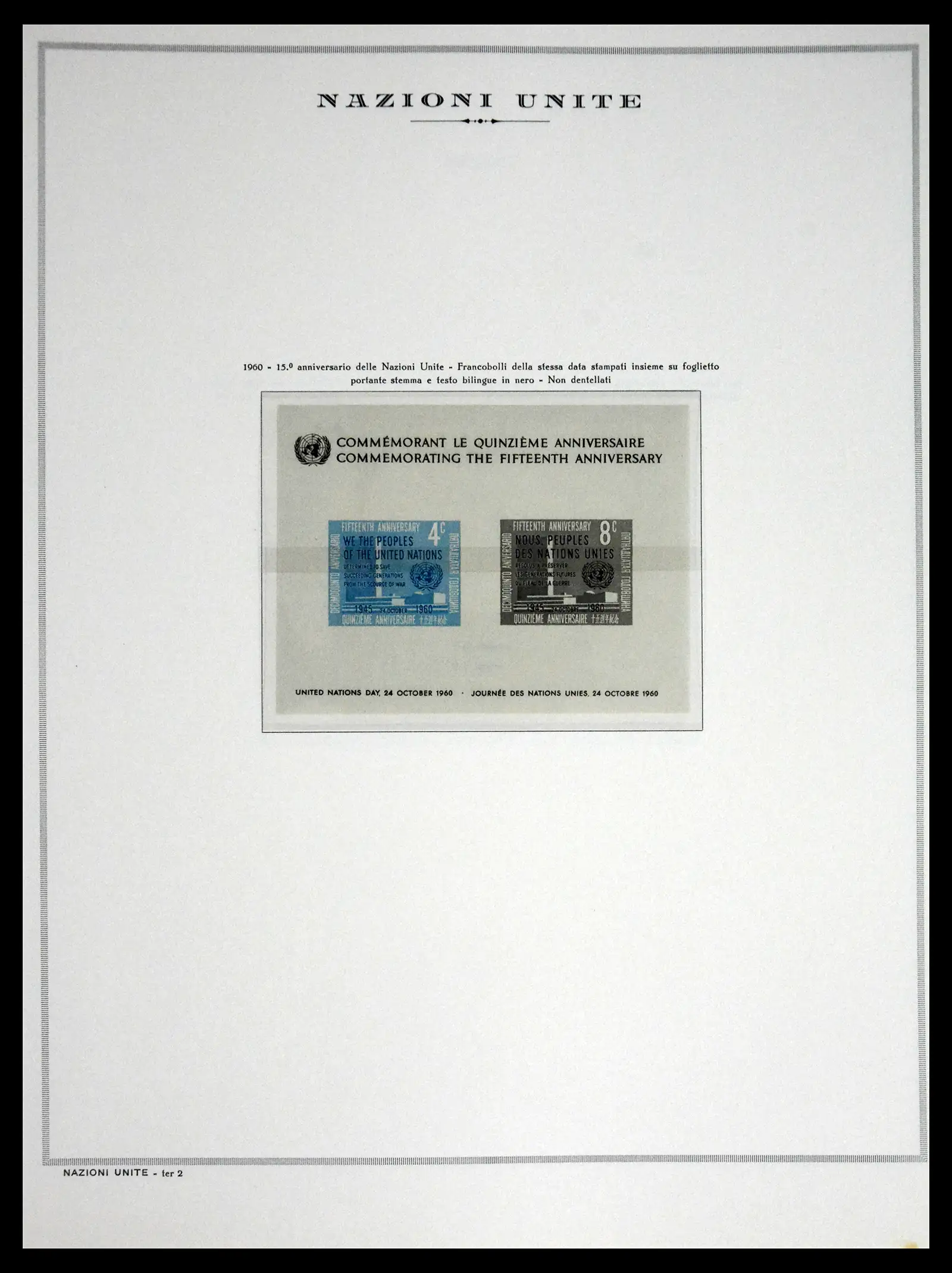 41657 0098 - Postzegelverzameling 41657 Verenigde Naties compleet 1951-2014.