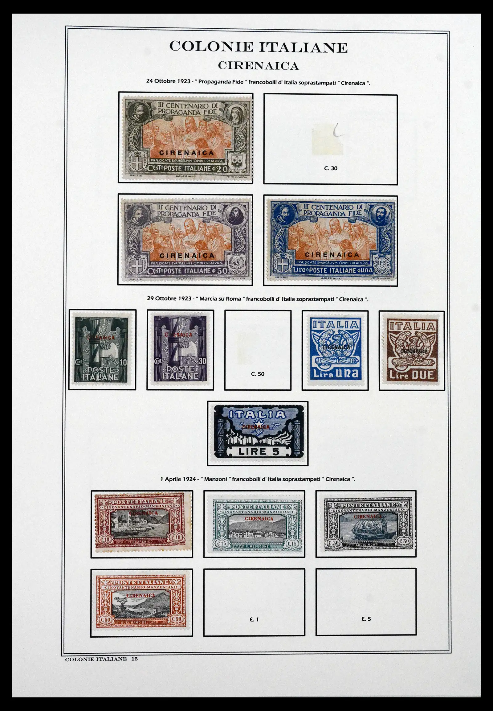 41659 0023 - Stamp collection 41659 Italian Colonies 1893-1943.