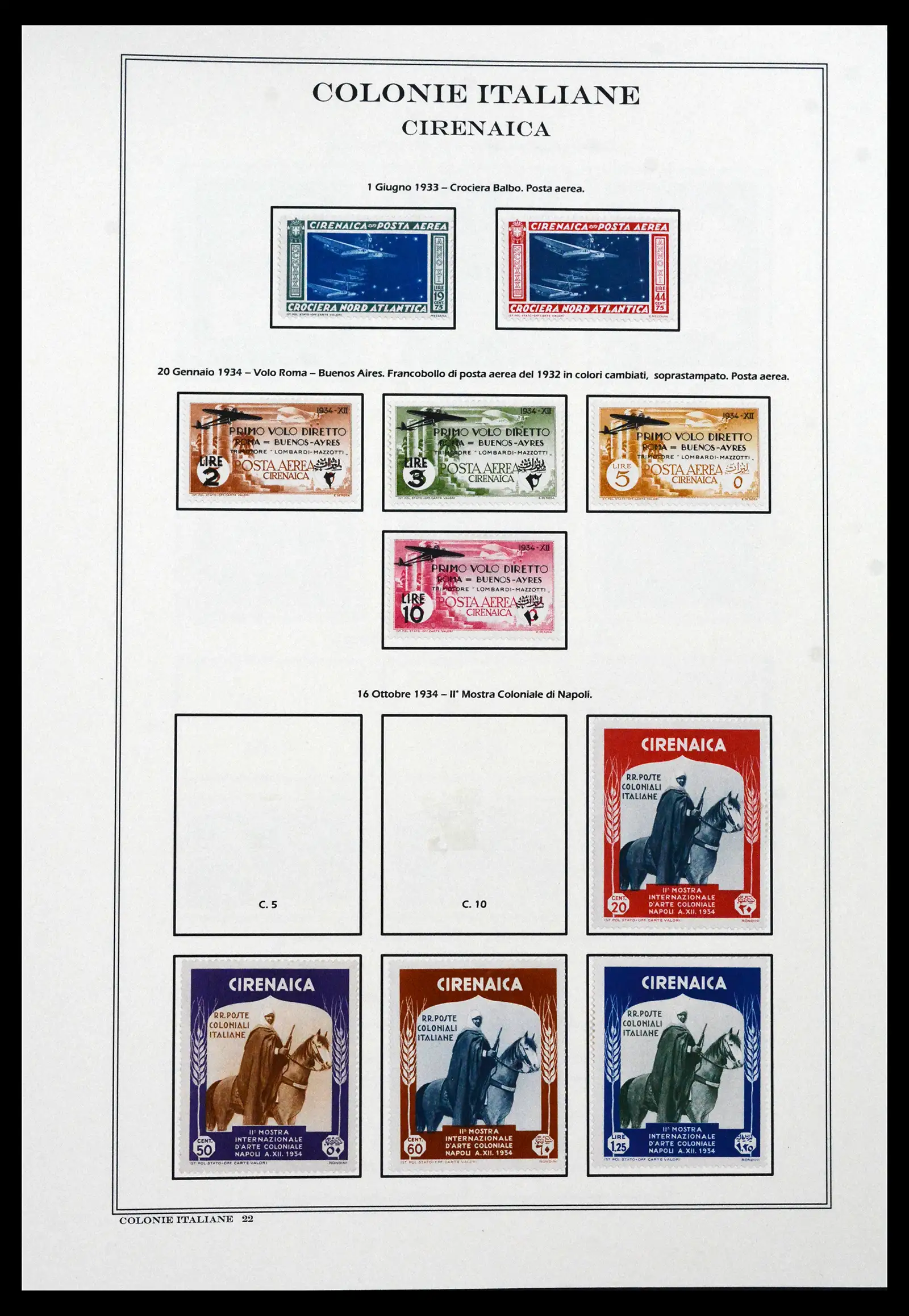 41659 0030 - Stamp collection 41659 Italian Colonies 1893-1943.