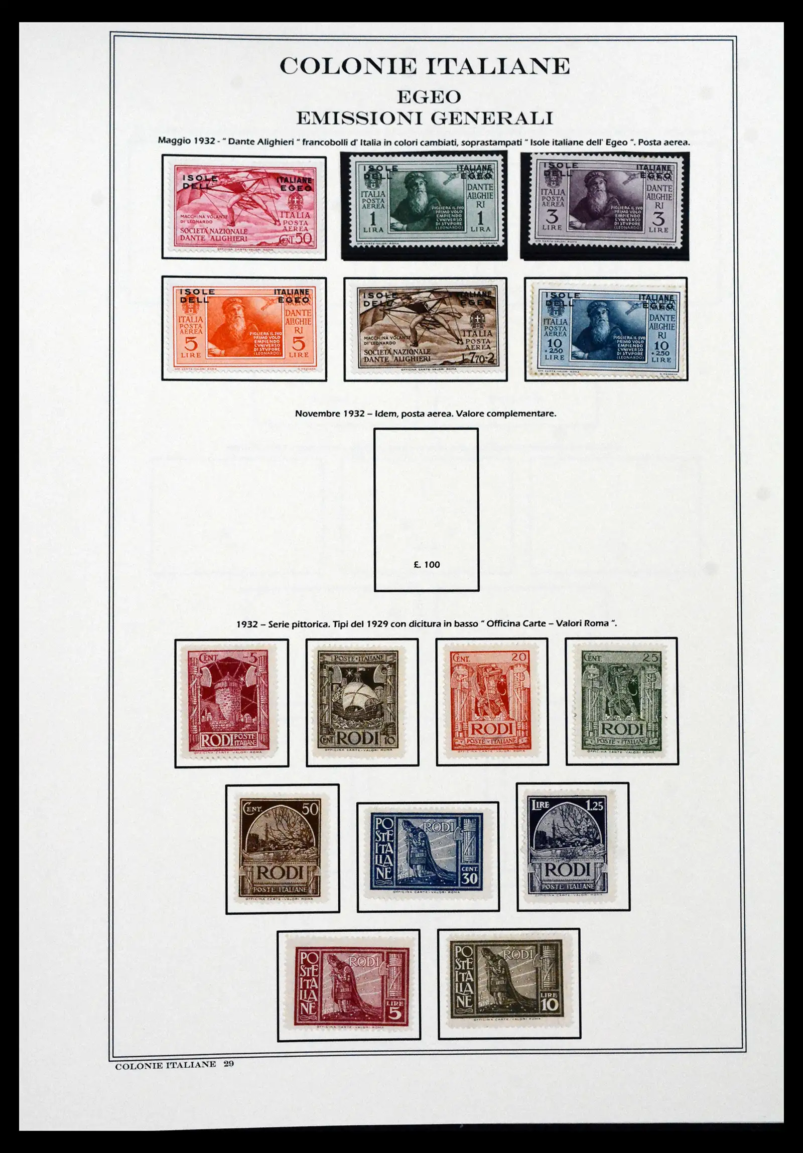 41659 0037 - Stamp collection 41659 Italian Colonies 1893-1943.