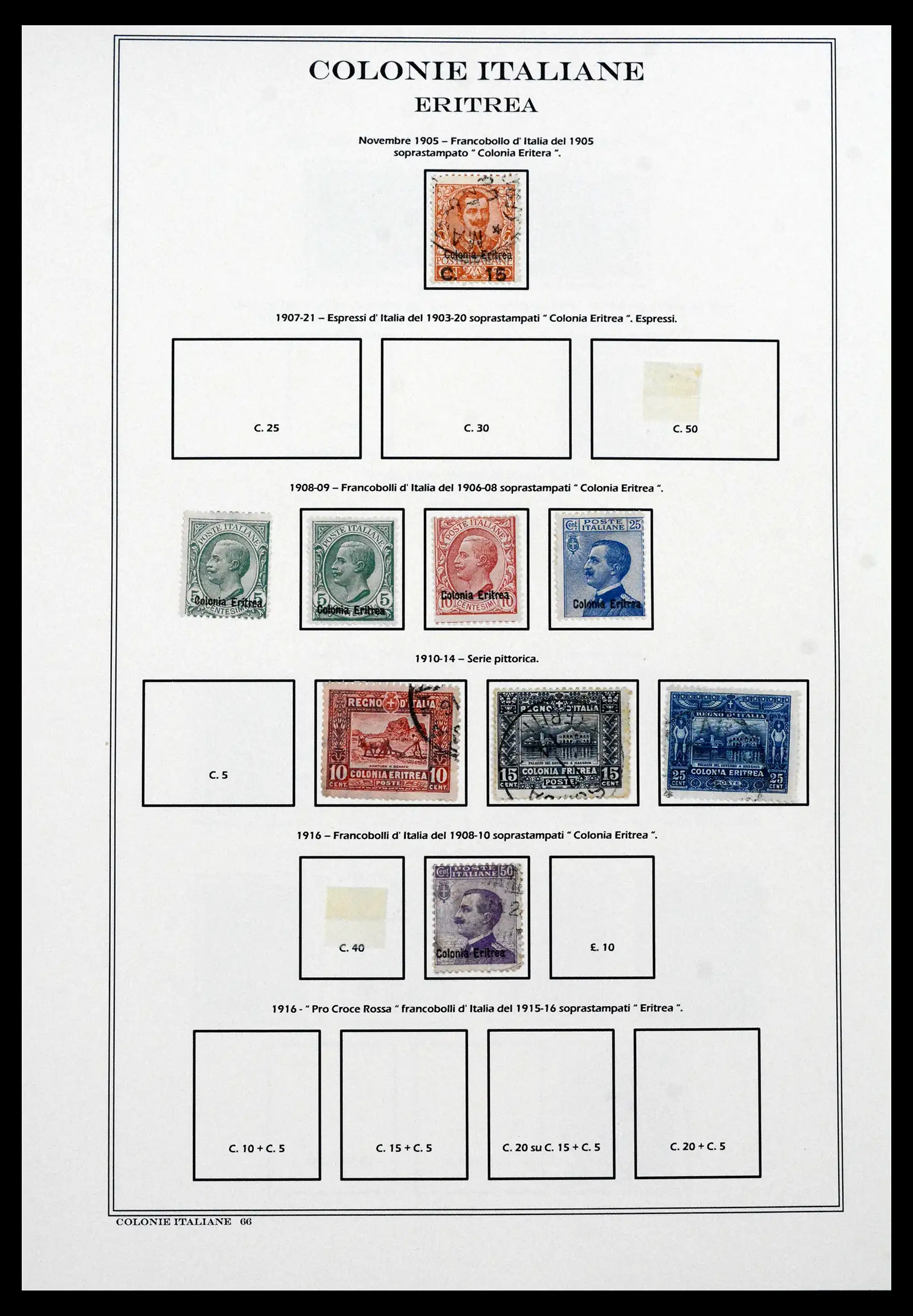 41659 0059 - Stamp collection 41659 Italian Colonies 1893-1943.