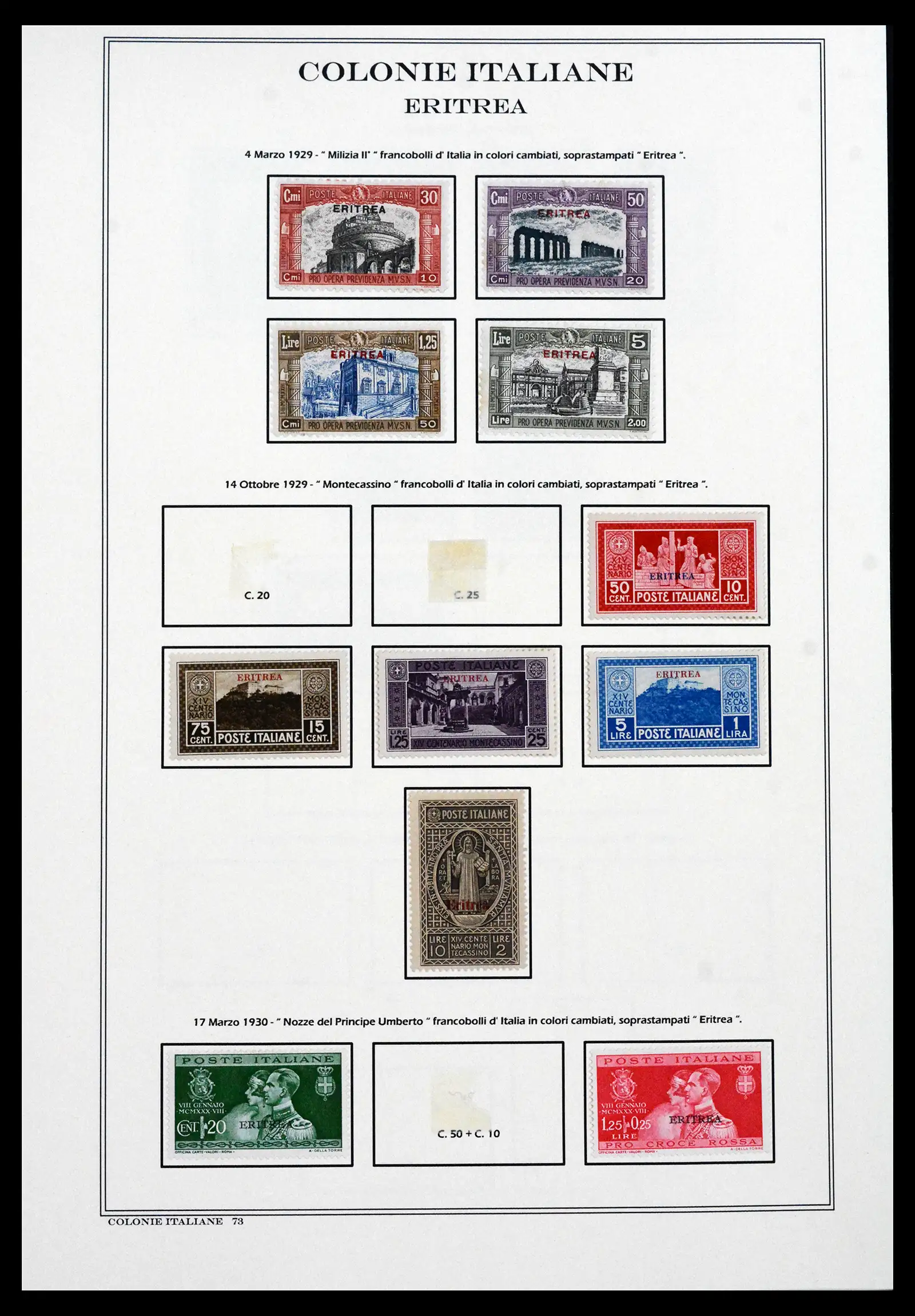 41659 0065 - Stamp collection 41659 Italian Colonies 1893-1943.