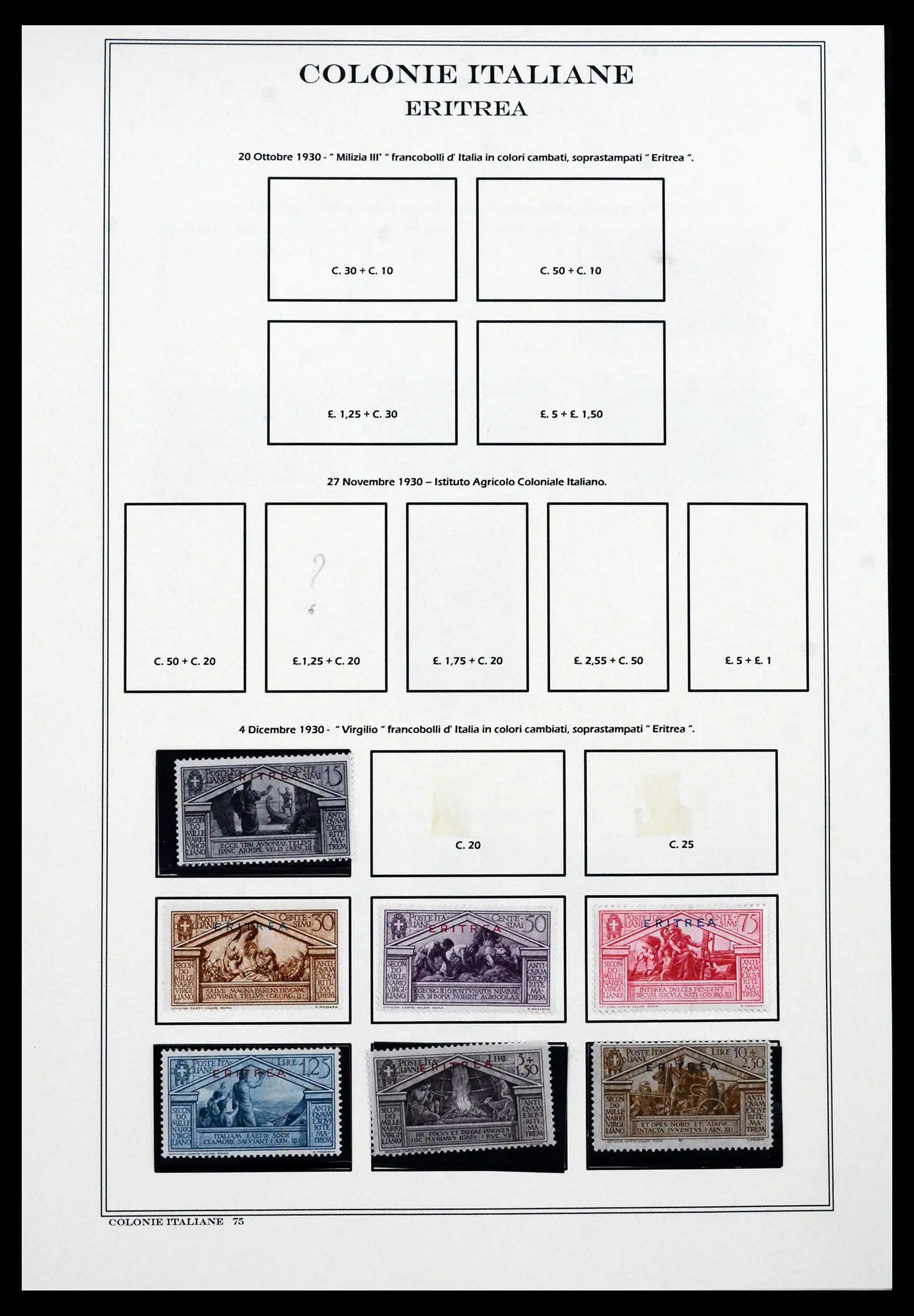 41659 0067 - Stamp collection 41659 Italian Colonies 1893-1943.