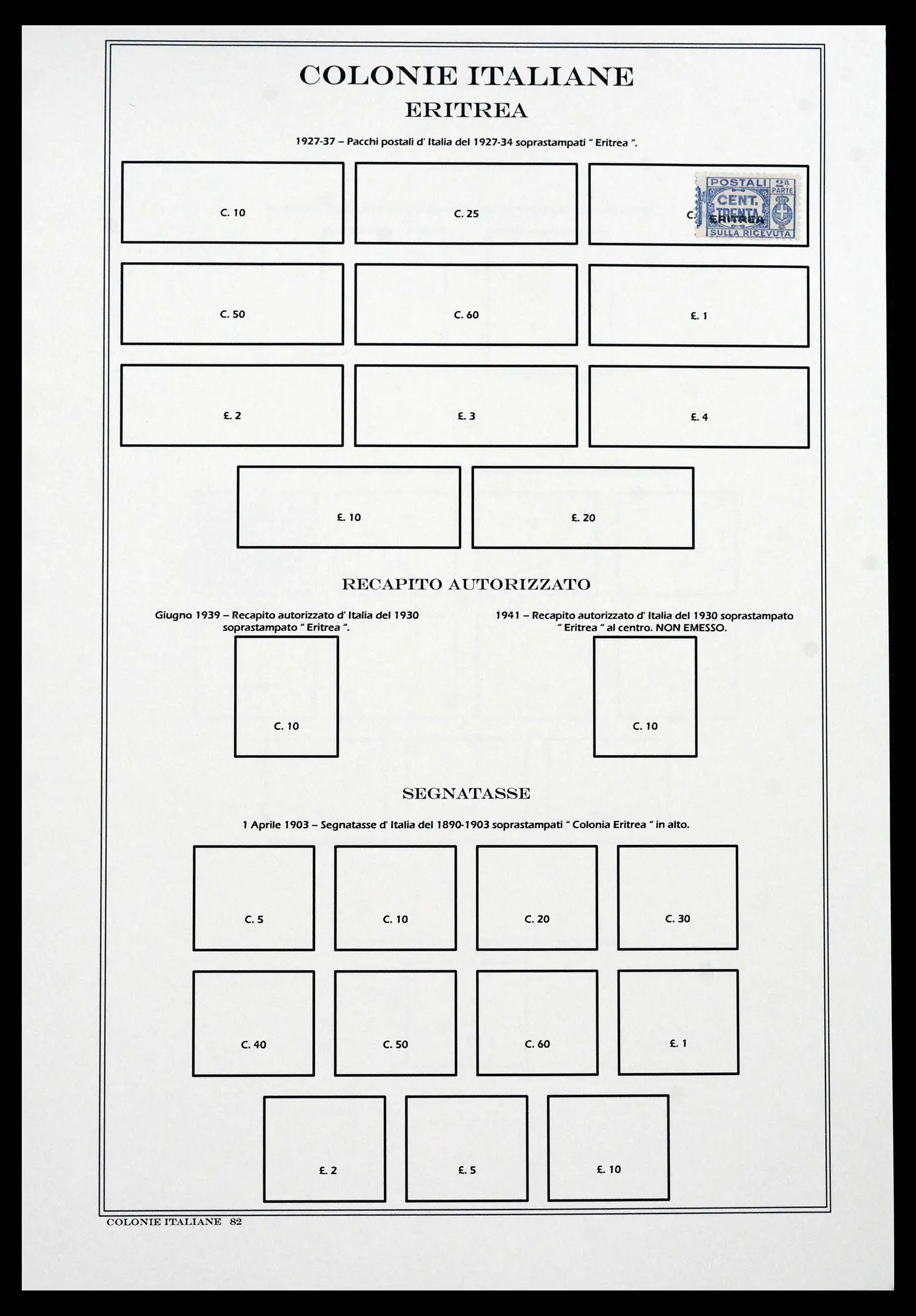41659 0073 - Stamp collection 41659 Italian Colonies 1893-1943.
