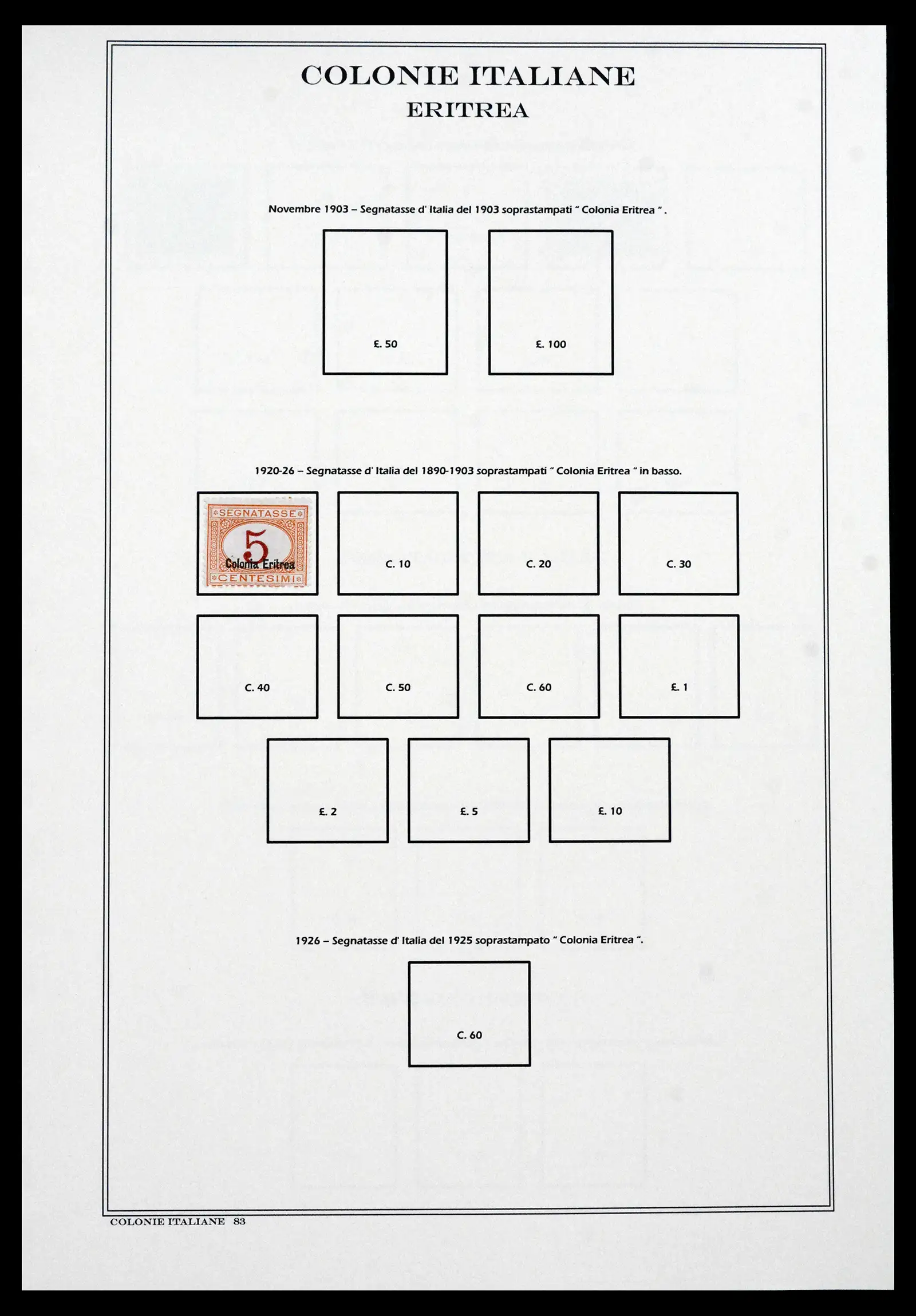 41659 0074 - Stamp collection 41659 Italian Colonies 1893-1943.