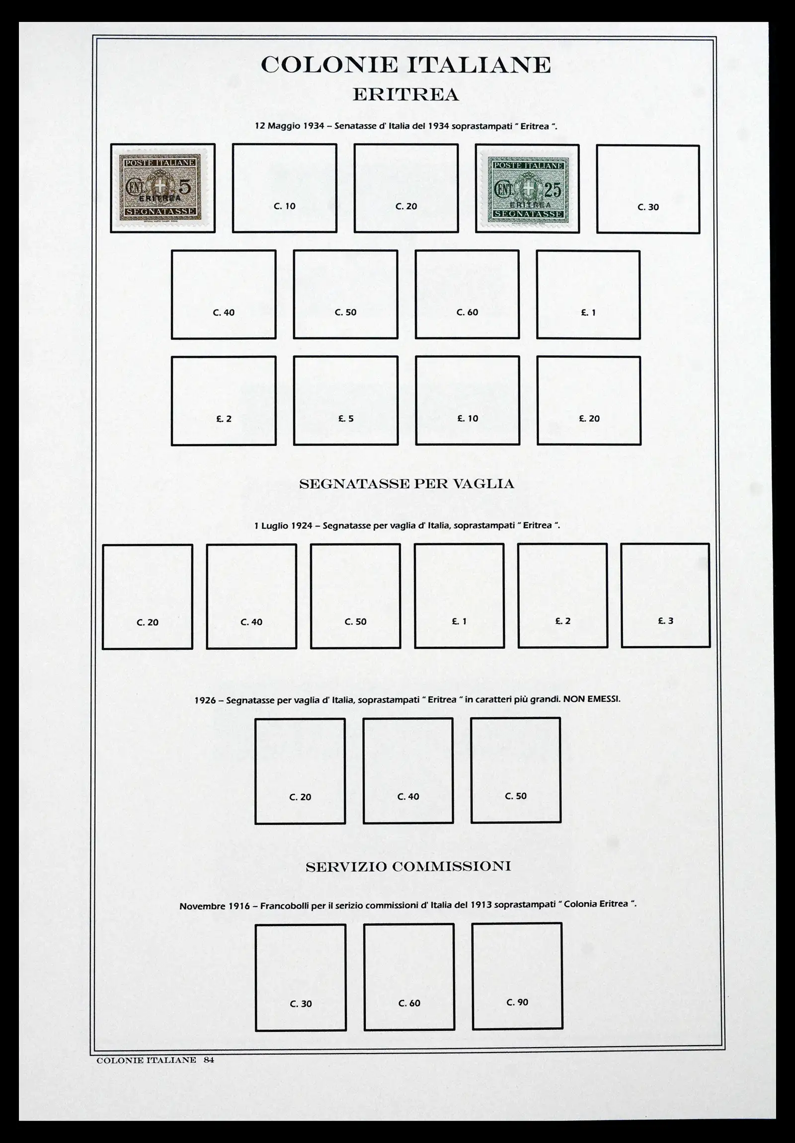 41659 0075 - Stamp collection 41659 Italian Colonies 1893-1943.