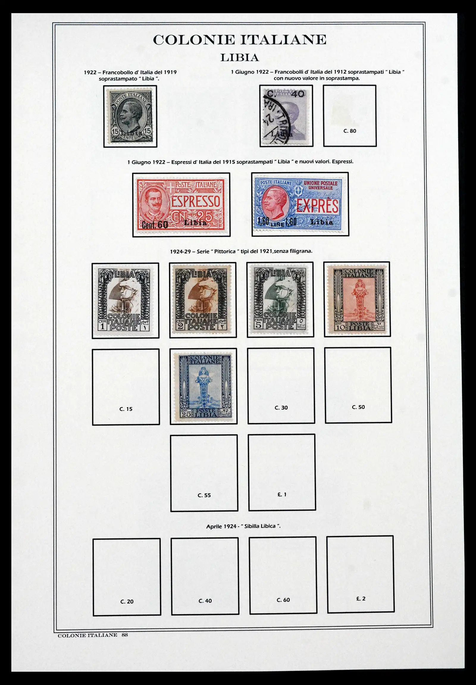 41659 0079 - Stamp collection 41659 Italian Colonies 1893-1943.