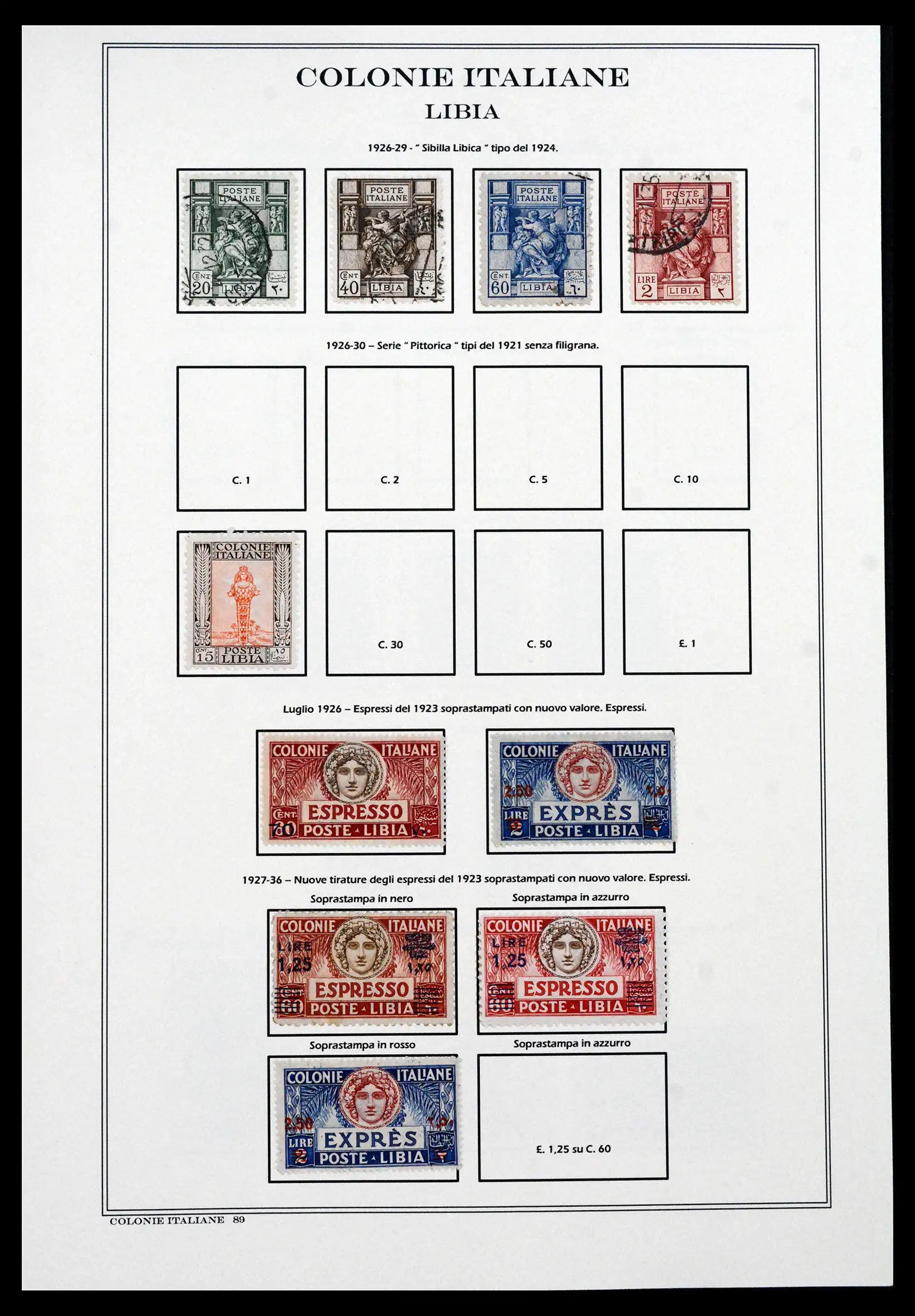 41659 0080 - Stamp collection 41659 Italian Colonies 1893-1943.