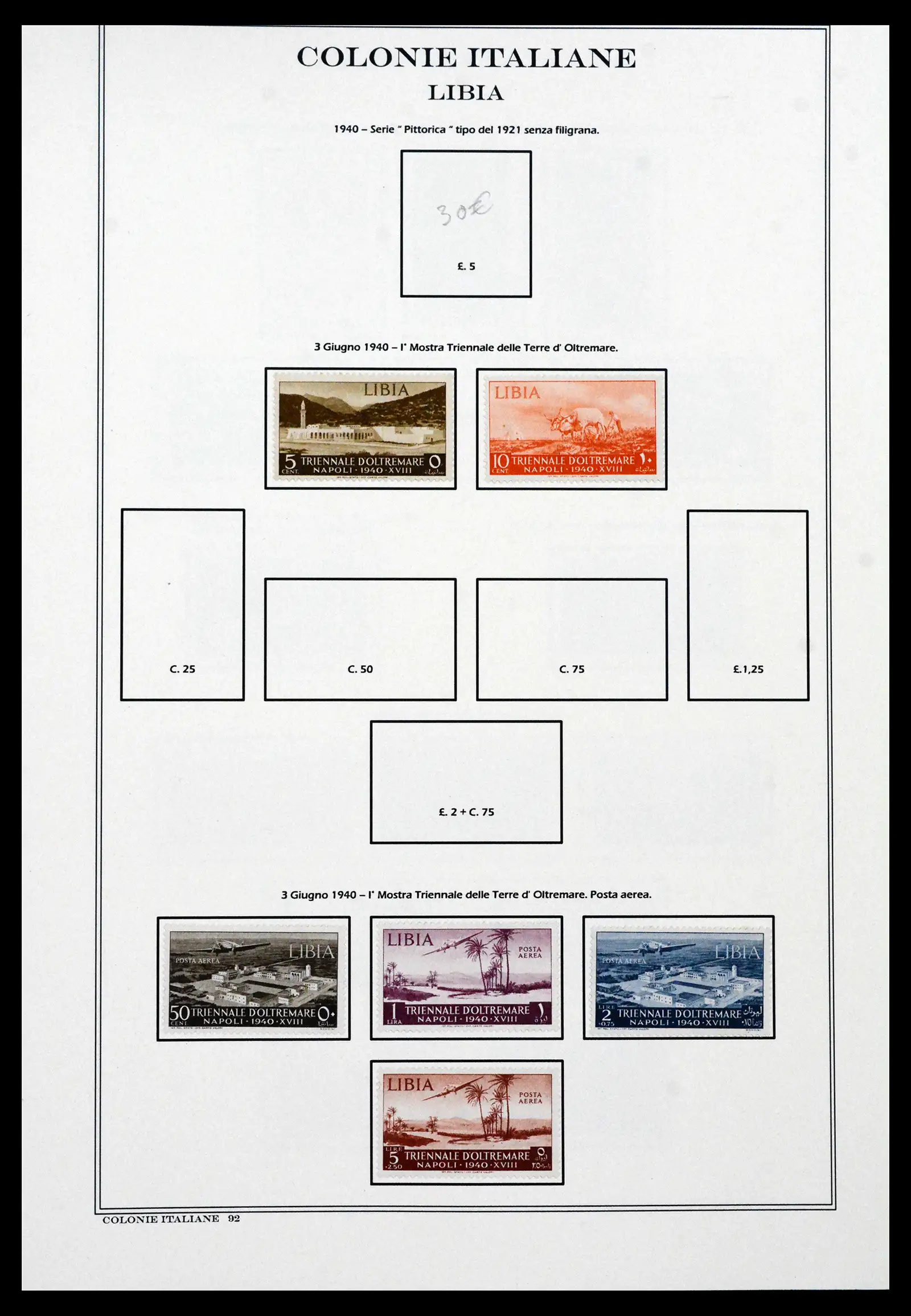41659 0083 - Stamp collection 41659 Italian Colonies 1893-1943.