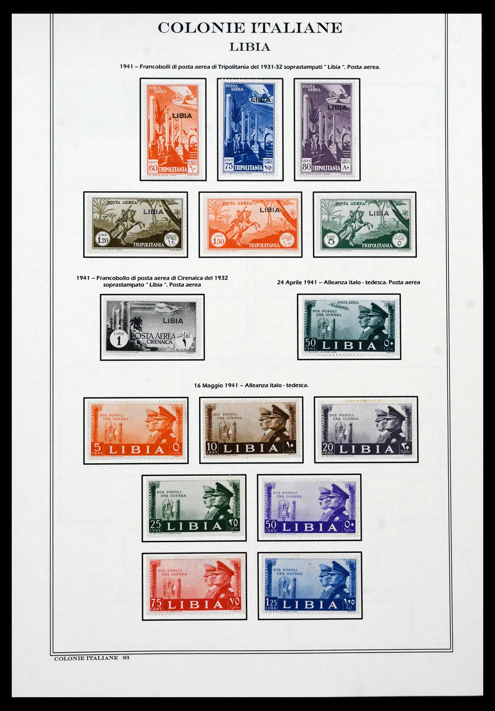 41659 0084 - Stamp collection 41659 Italian Colonies 1893-1943.