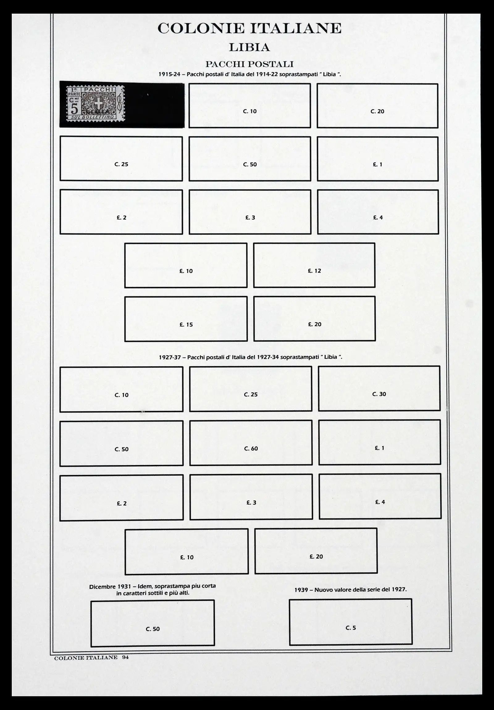 41659 0085 - Stamp collection 41659 Italian Colonies 1893-1943.