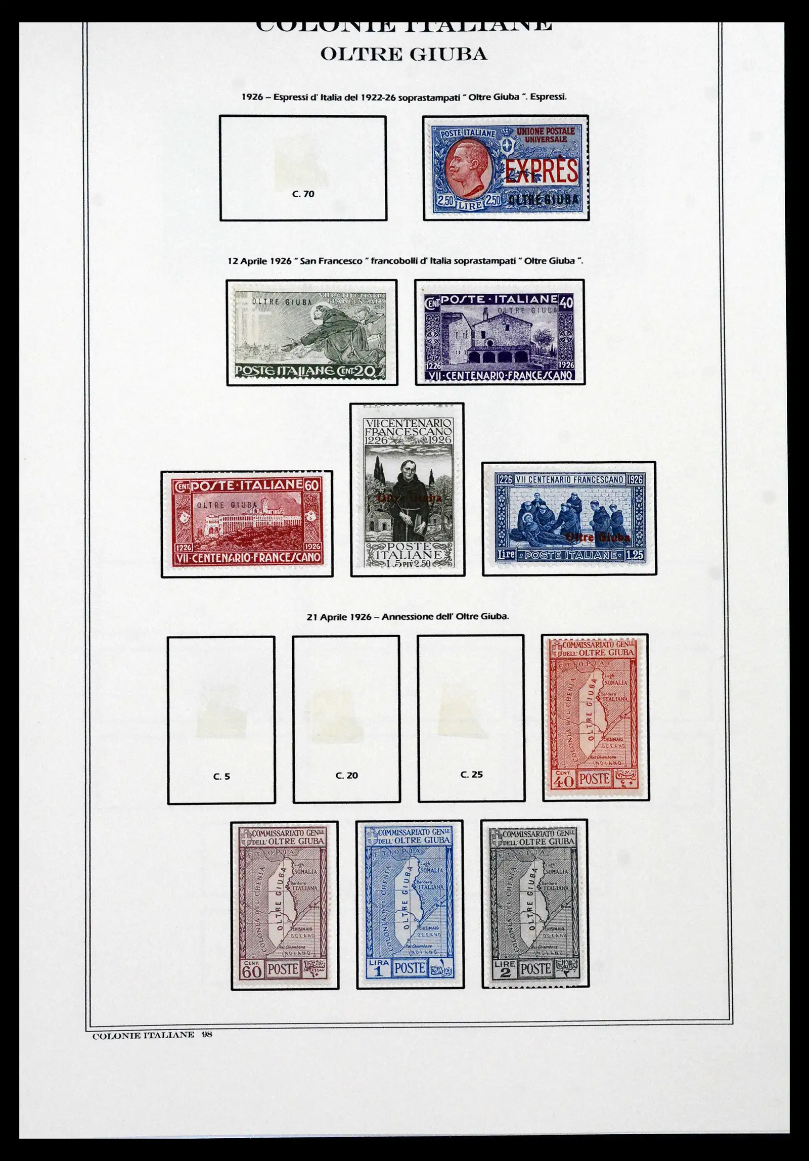 41659 0088 - Stamp collection 41659 Italian Colonies 1893-1943.
