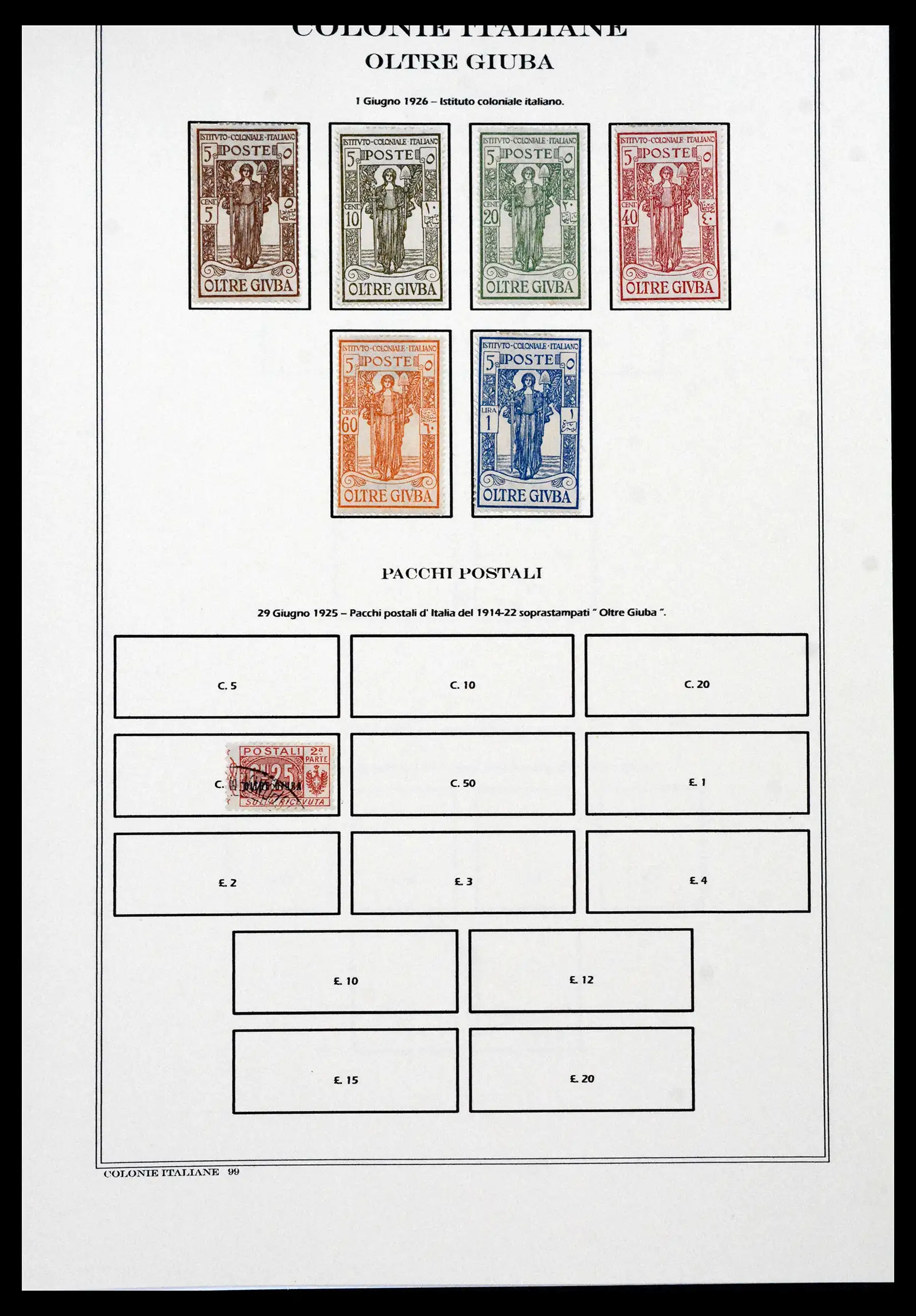 41659 0089 - Stamp collection 41659 Italian Colonies 1893-1943.