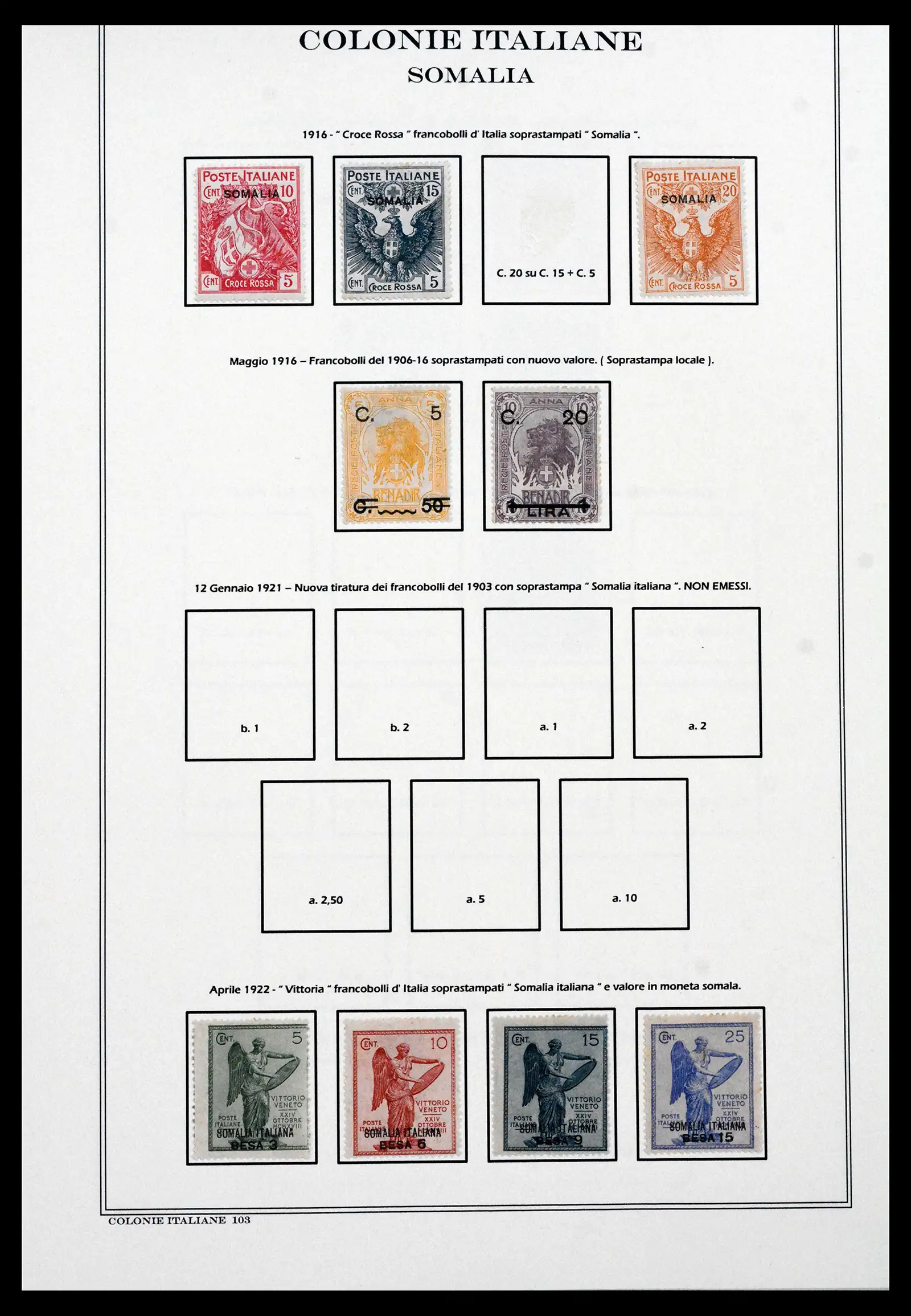 41659 0091 - Stamp collection 41659 Italian Colonies 1893-1943.