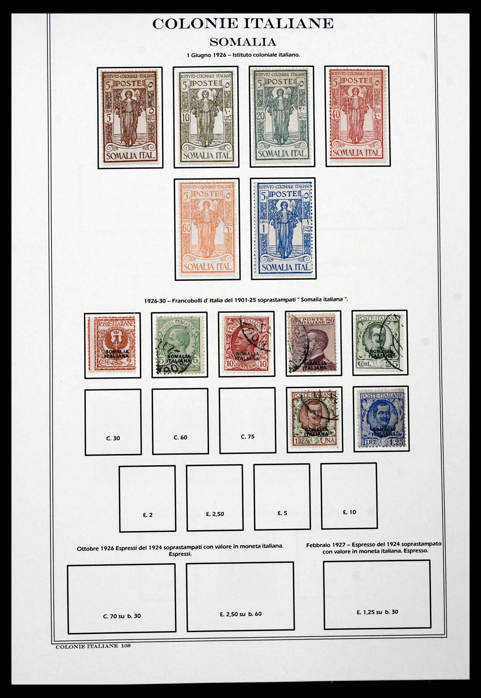 41659 0095 - Stamp collection 41659 Italian Colonies 1893-1943.