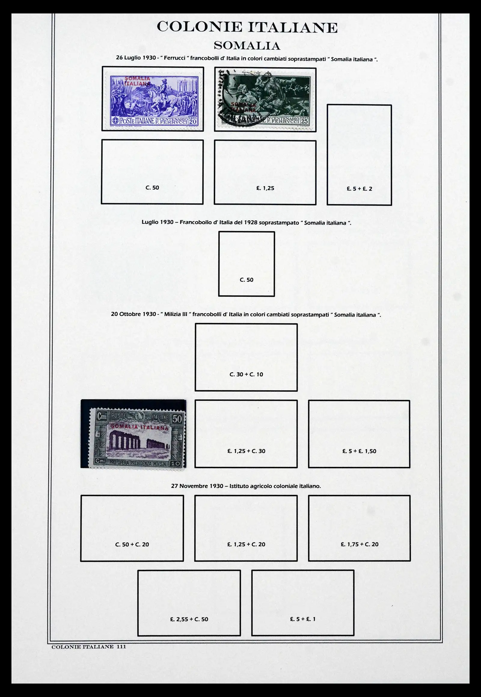 41659 0098 - Stamp collection 41659 Italian Colonies 1893-1943.