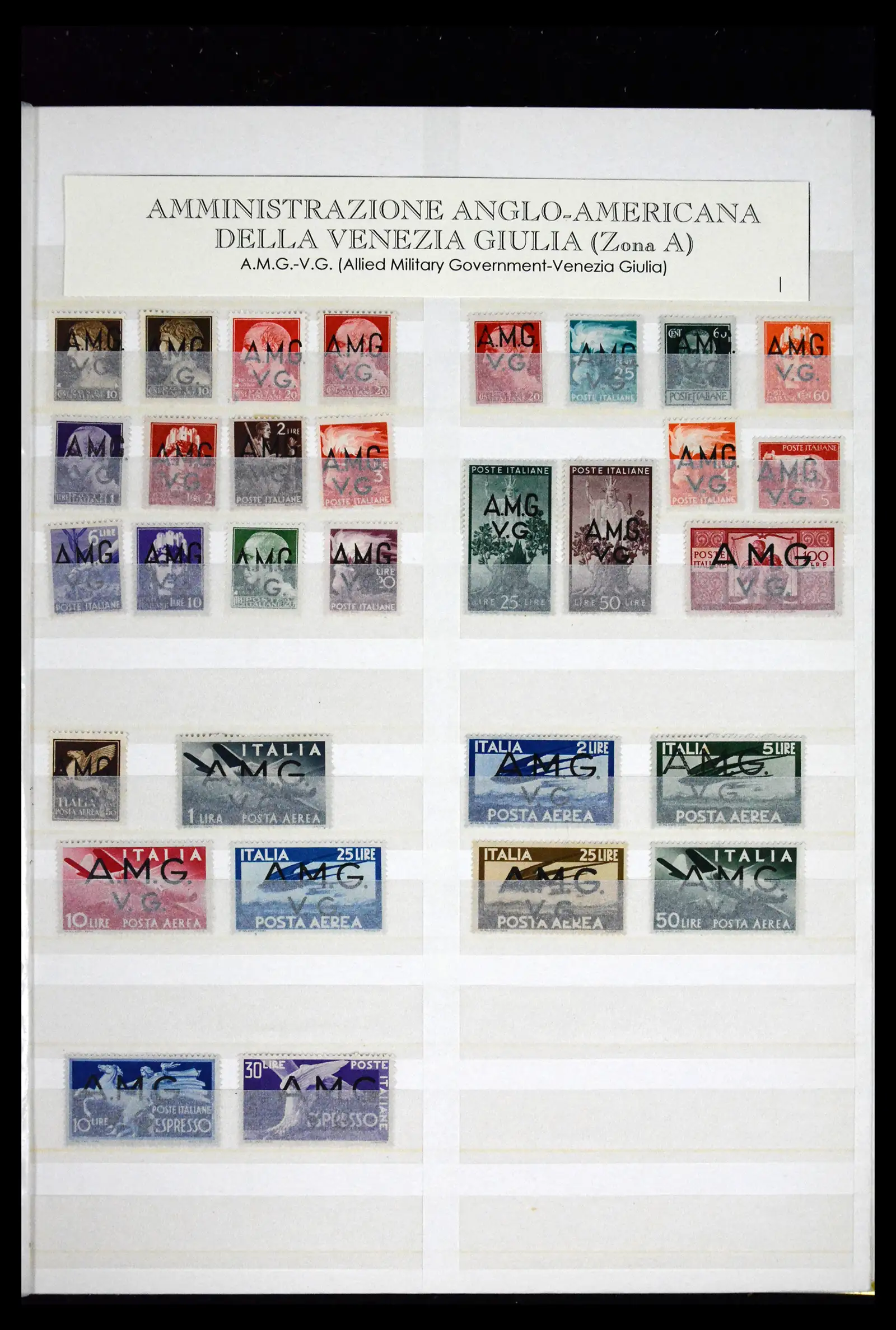 41662 0028 - Postzegelverzameling 41662 Italië BOB / bezetting / gebieden 1893-1955.