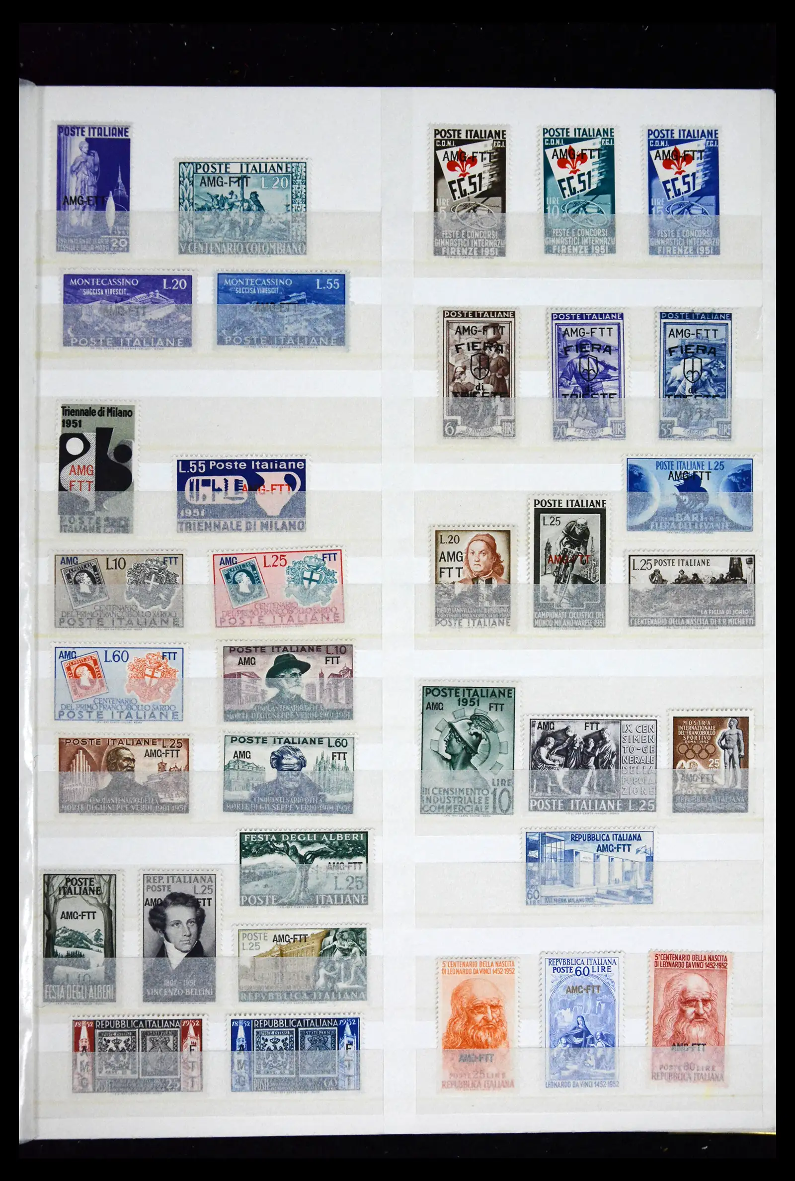 41662 0032 - Postzegelverzameling 41662 Italië BOB / bezetting / gebieden 1893-1955.