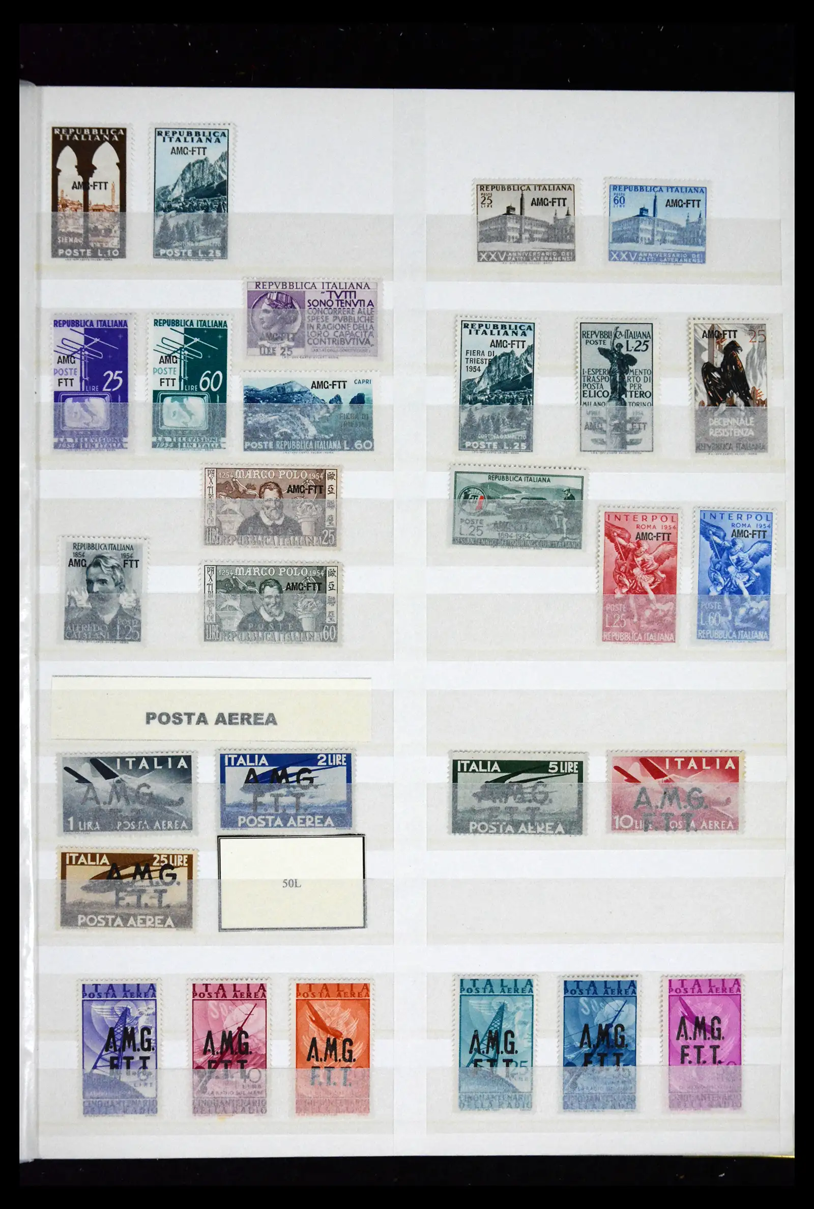 41662 0034 - Postzegelverzameling 41662 Italië BOB / bezetting / gebieden 1893-1955.