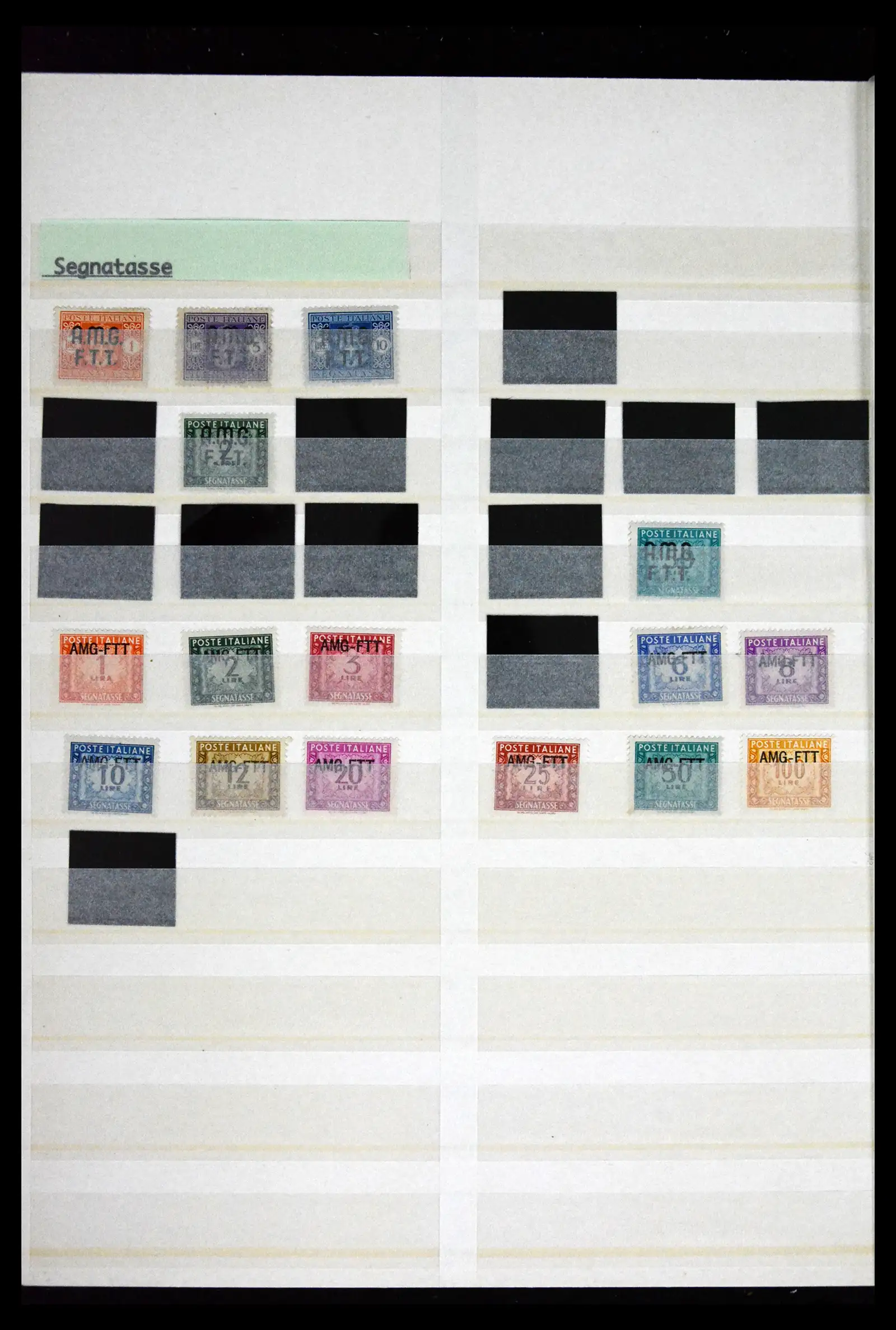 41662 0036 - Postzegelverzameling 41662 Italië BOB / bezetting / gebieden 1893-1955.