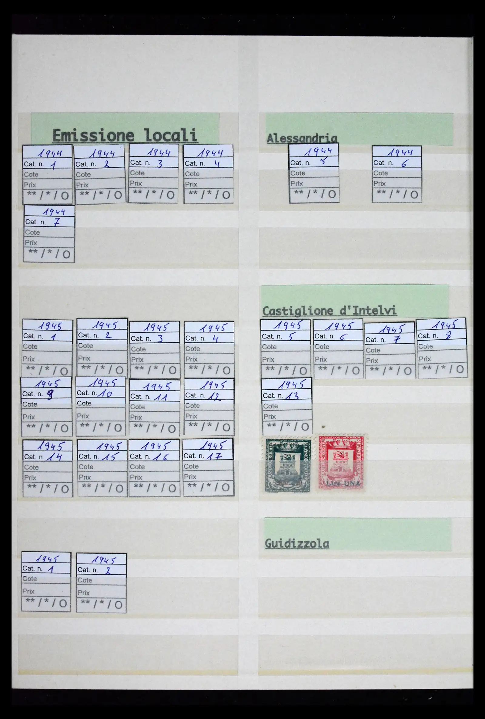 41662 0038 - Postzegelverzameling 41662 Italië BOB / bezetting / gebieden 1893-1955.