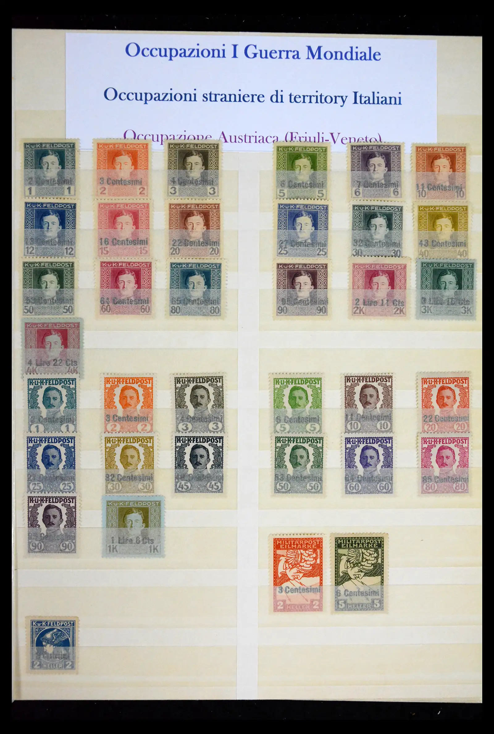 41662 0045 - Postzegelverzameling 41662 Italië BOB / bezetting / gebieden 1893-1955.