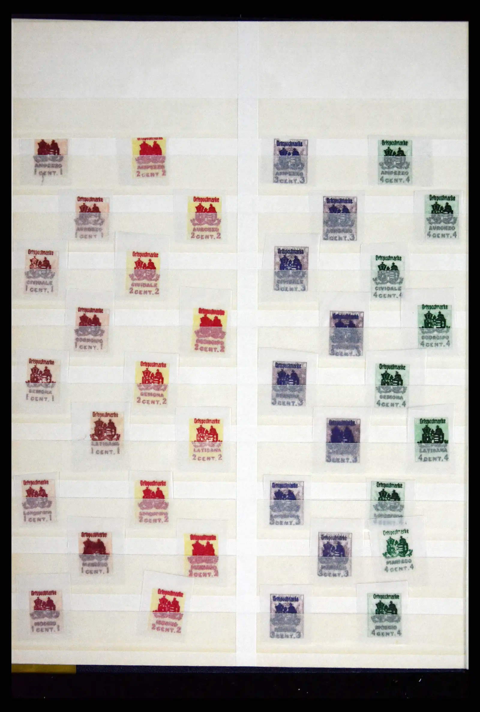 41662 0046 - Postzegelverzameling 41662 Italië BOB / bezetting / gebieden 1893-1955.