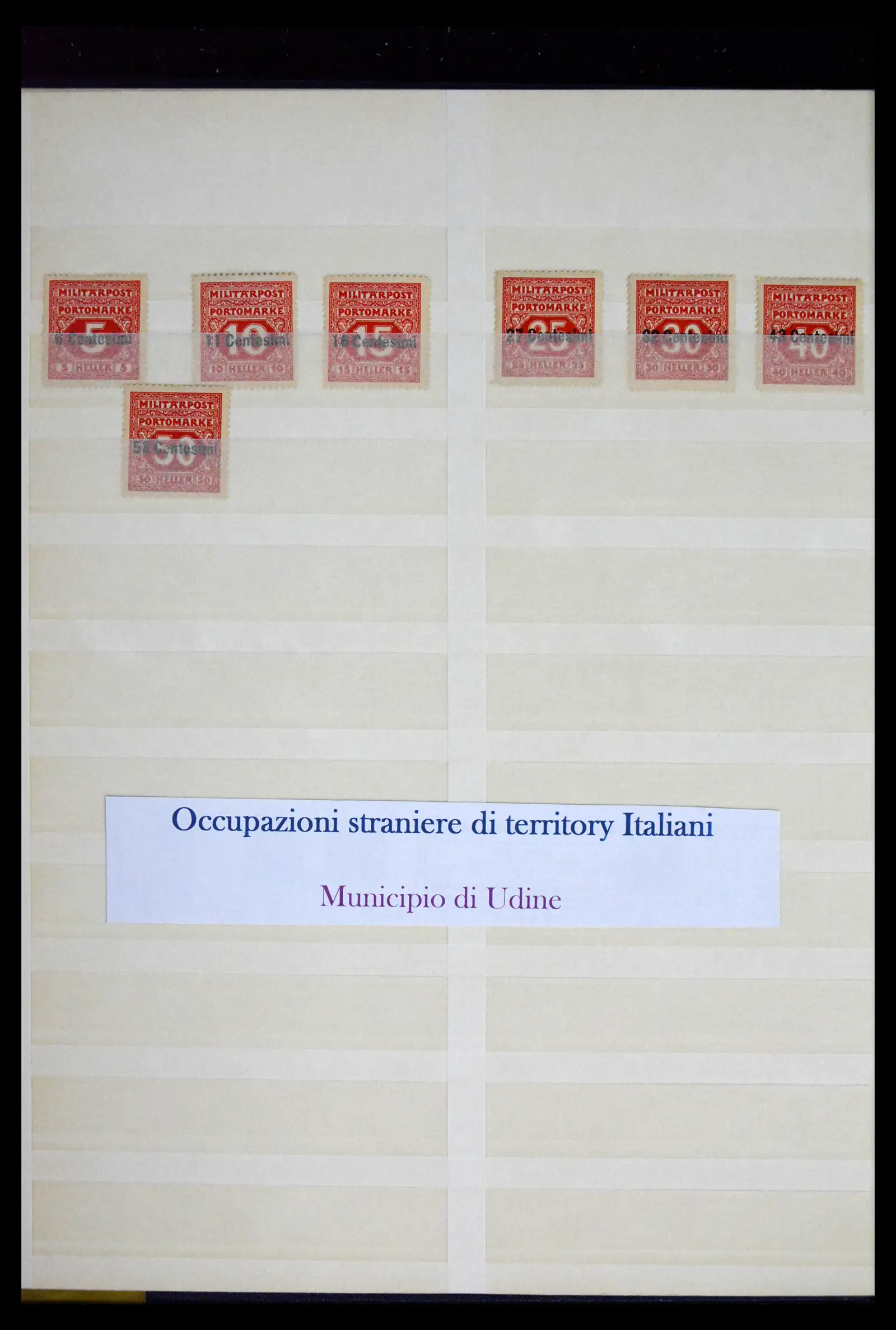 41662 0048 - Postzegelverzameling 41662 Italië BOB / bezetting / gebieden 1893-1955.