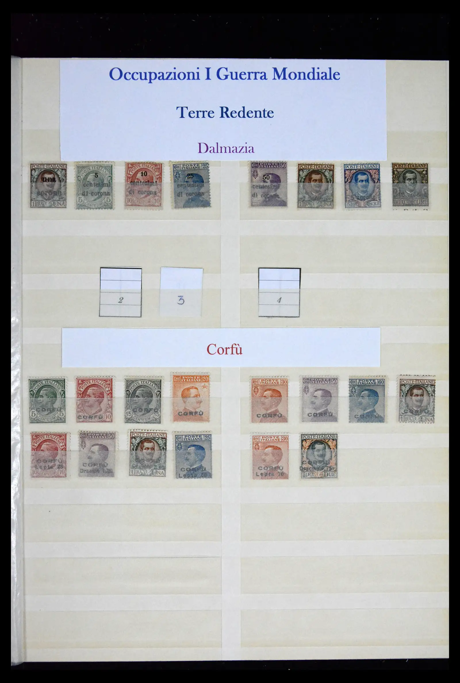 41662 0052 - Postzegelverzameling 41662 Italië BOB / bezetting / gebieden 1893-1955.