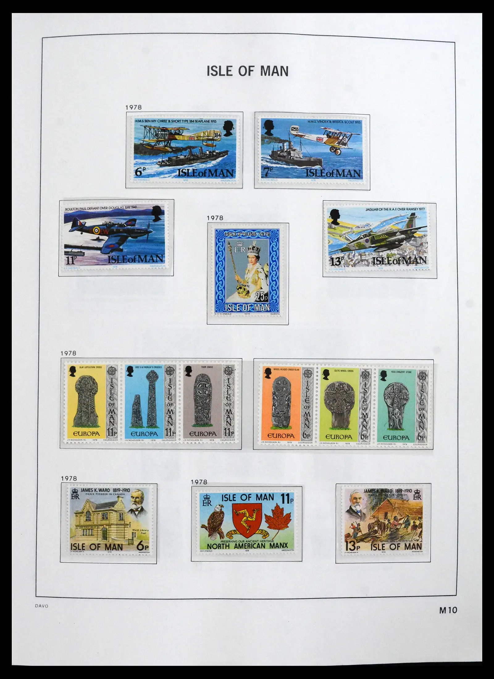 41664 0011 - Stamp collection 41664 Isle of Man 1973-2013.