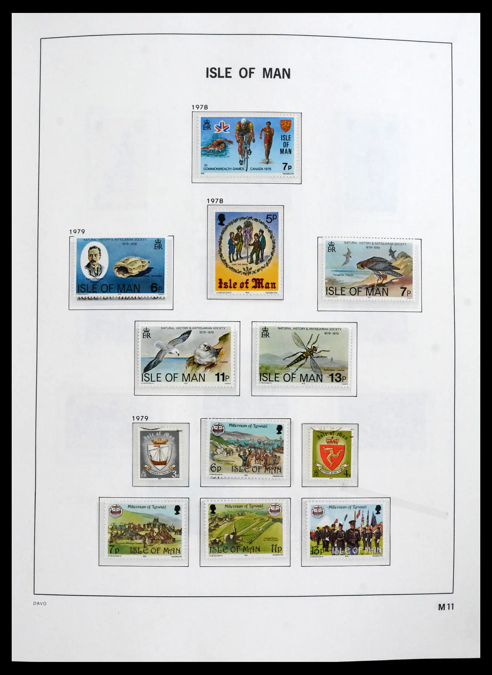 41664 0012 - Stamp collection 41664 Isle of Man 1973-2013.