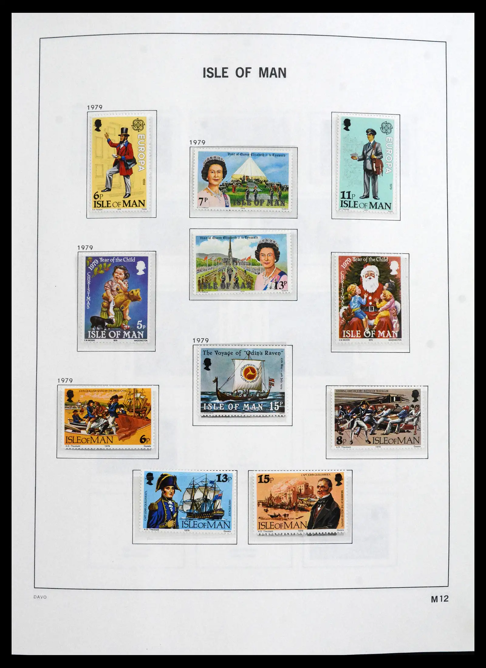41664 0013 - Stamp collection 41664 Isle of Man 1973-2013.