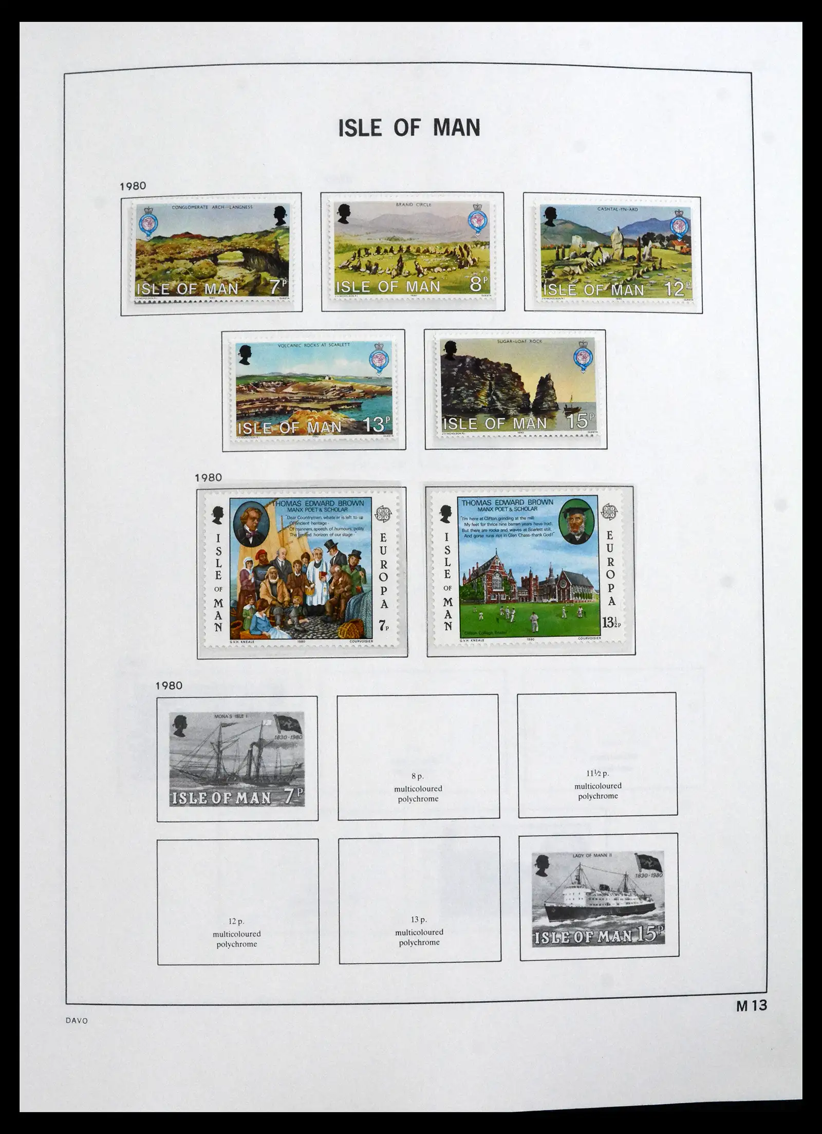 41664 0014 - Stamp collection 41664 Isle of Man 1973-2013.