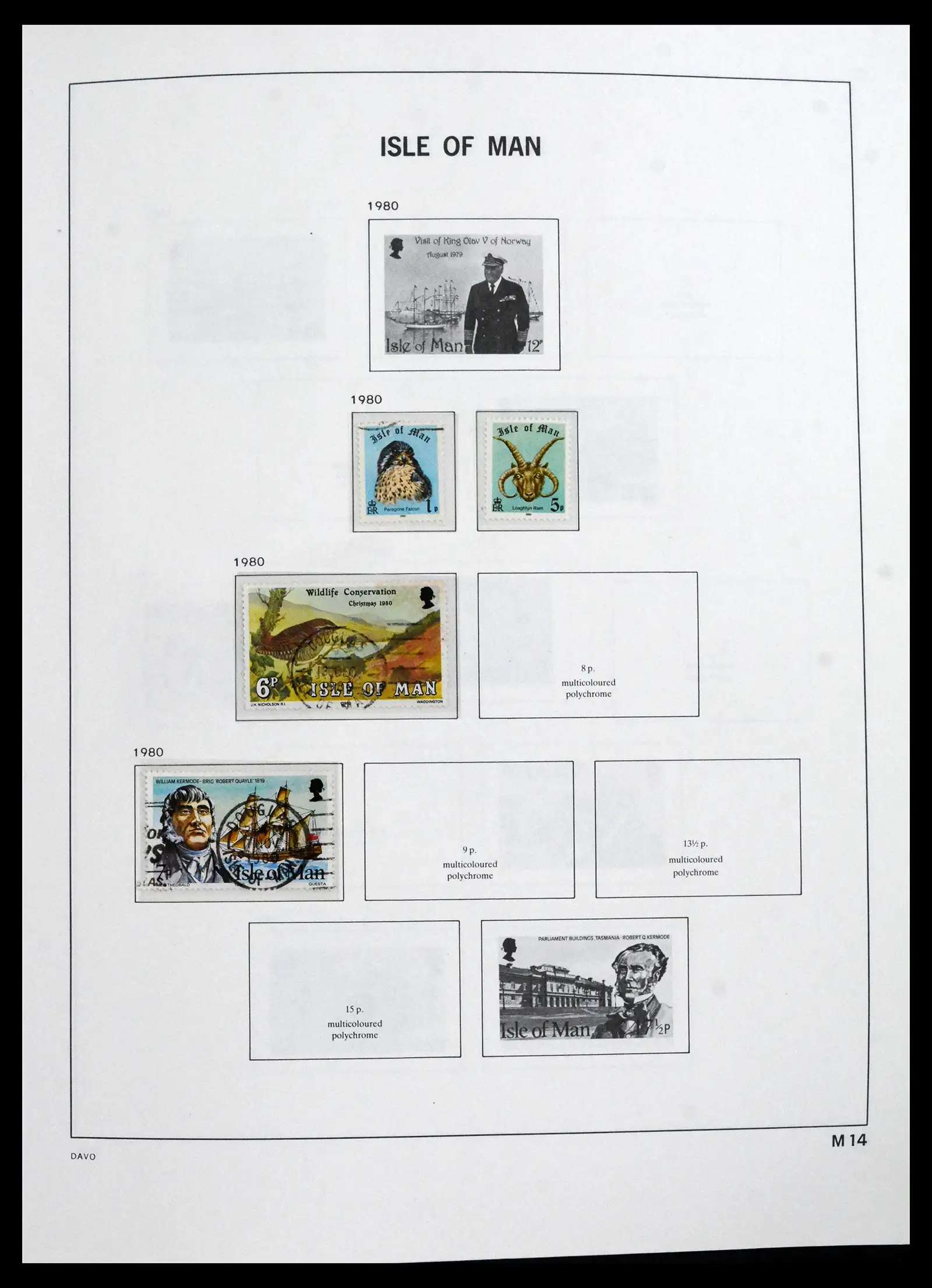 41664 0015 - Stamp collection 41664 Isle of Man 1973-2013.