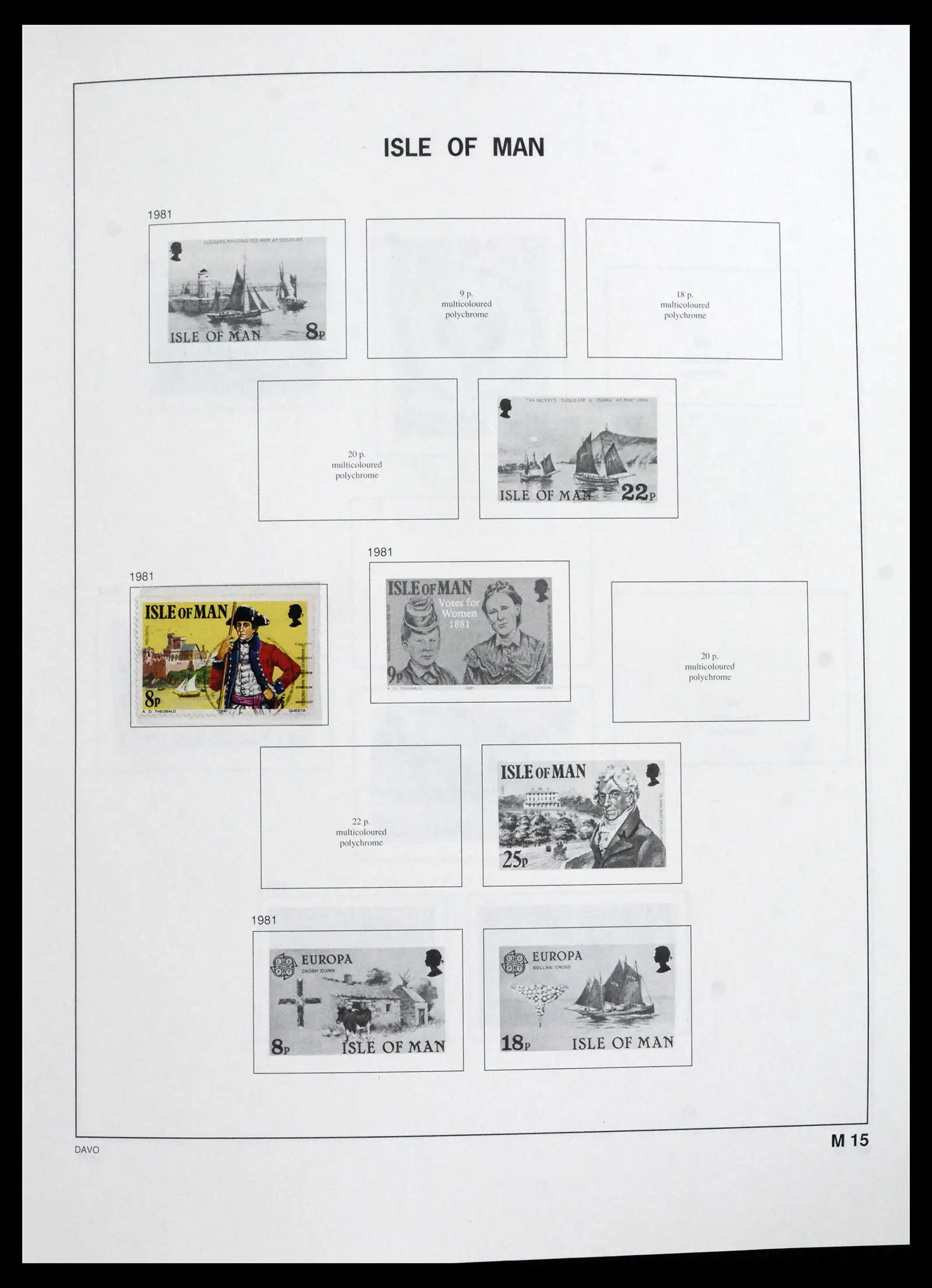 41664 0016 - Stamp collection 41664 Isle of Man 1973-2013.