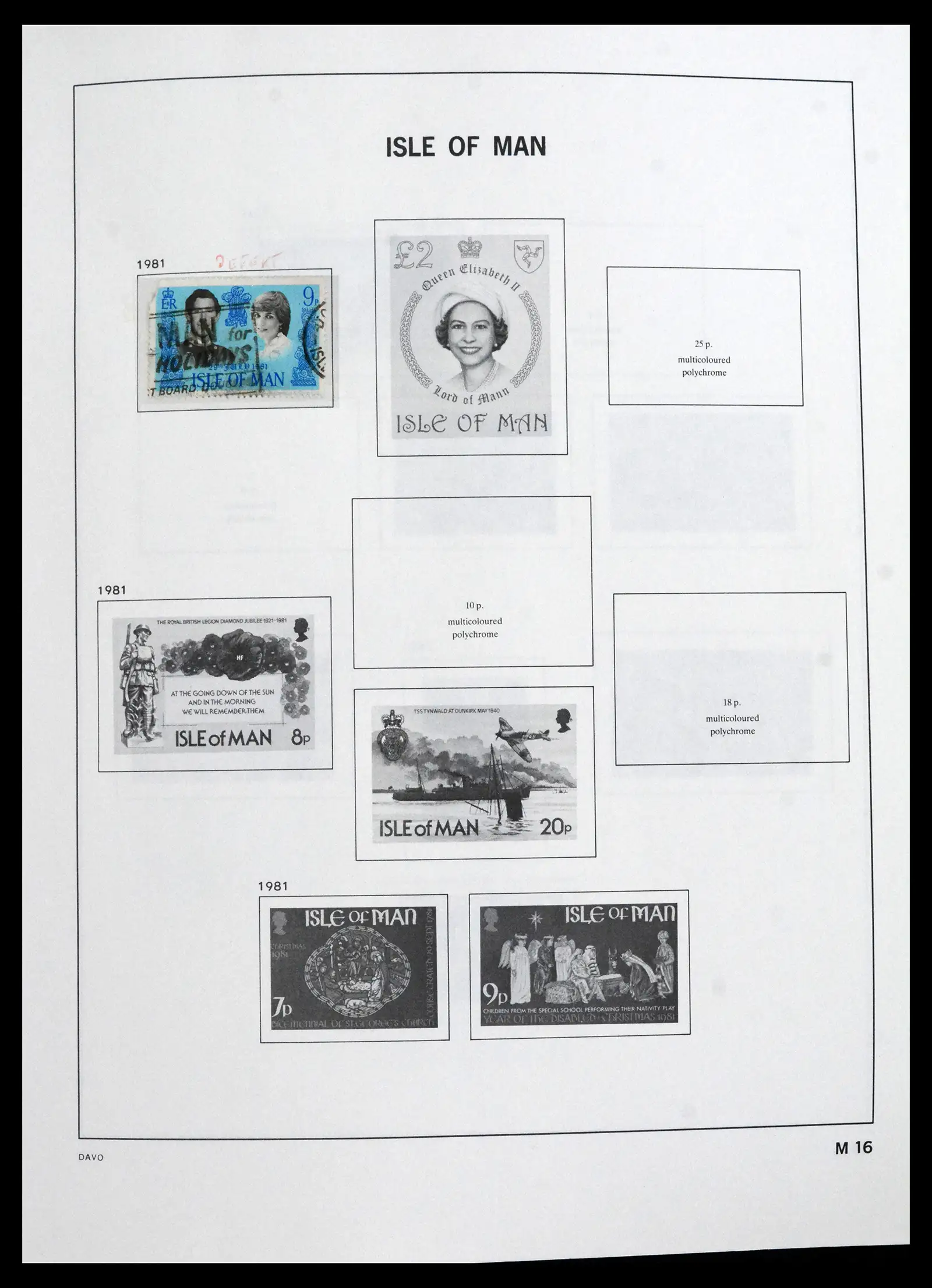 41664 0017 - Stamp collection 41664 Isle of Man 1973-2013.