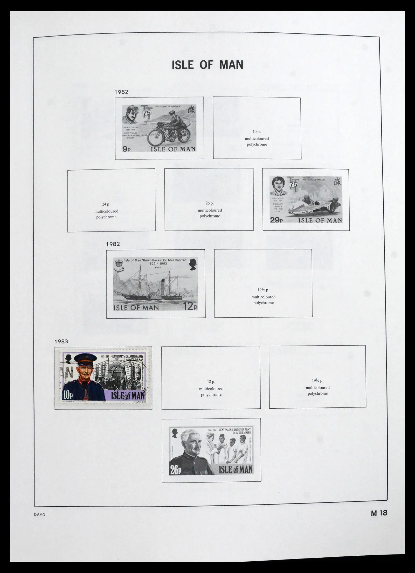 41664 0019 - Stamp collection 41664 Isle of Man 1973-2013.