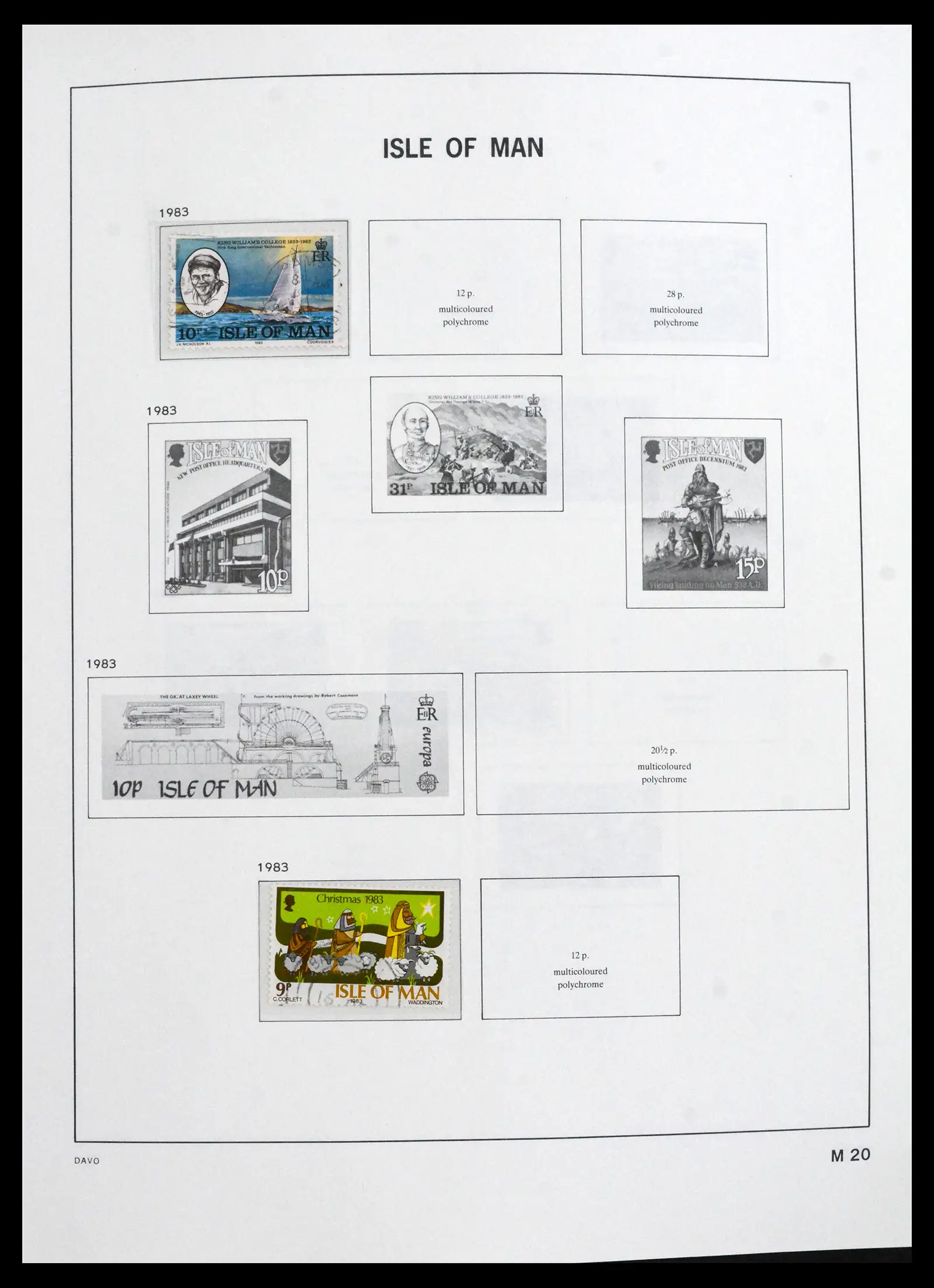 41664 0021 - Stamp collection 41664 Isle of Man 1973-2013.